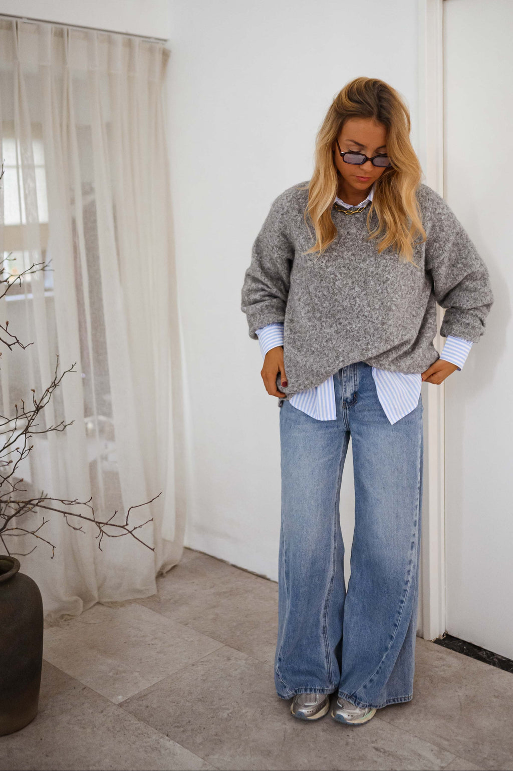 Pull Jutta - gris