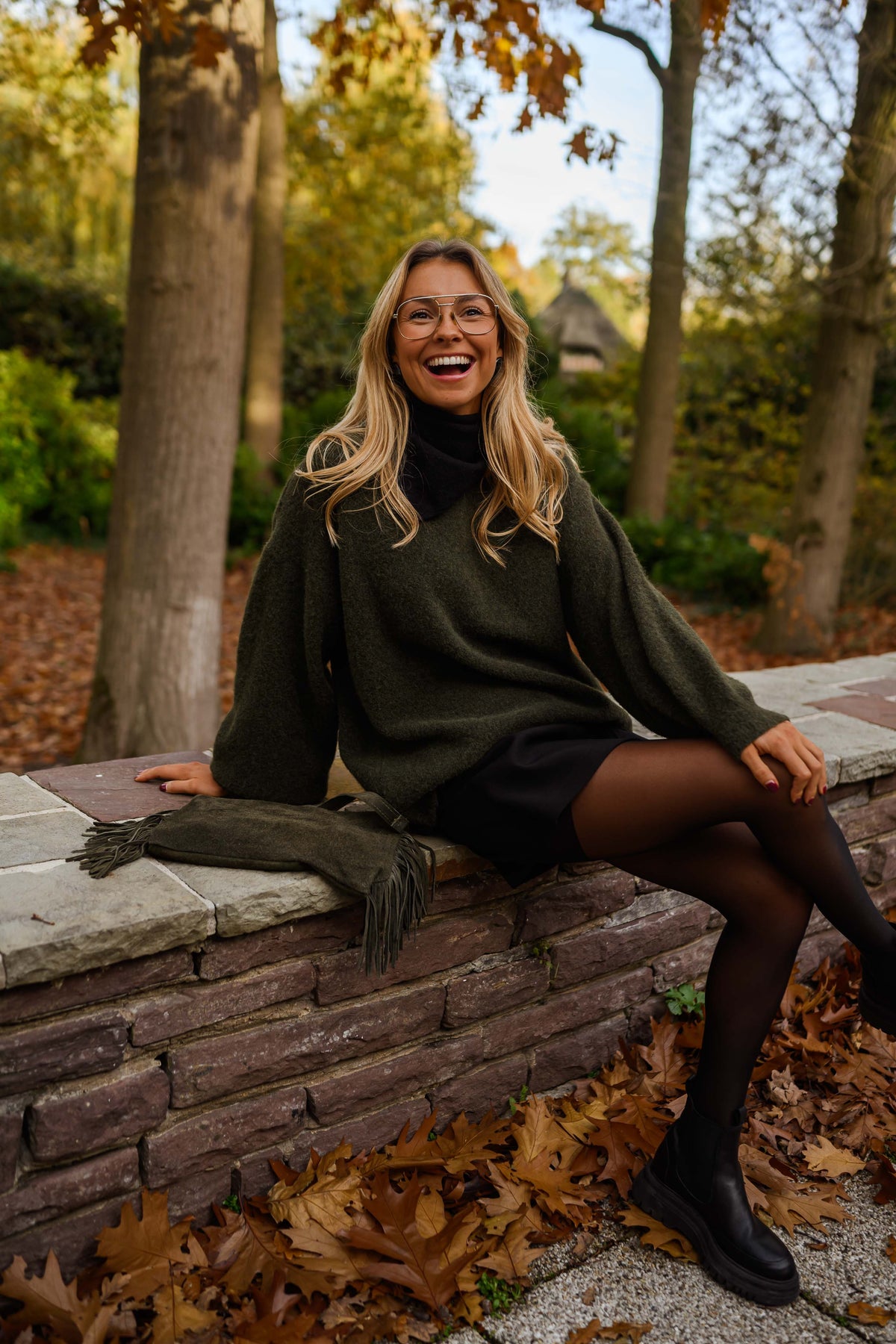Pull Jutta - kaki