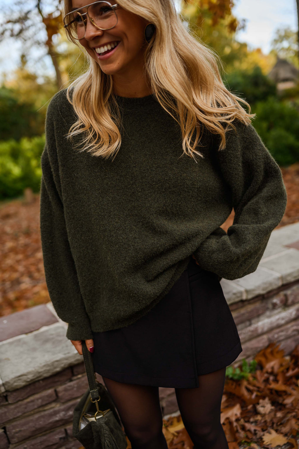 Pull Jutta - kaki