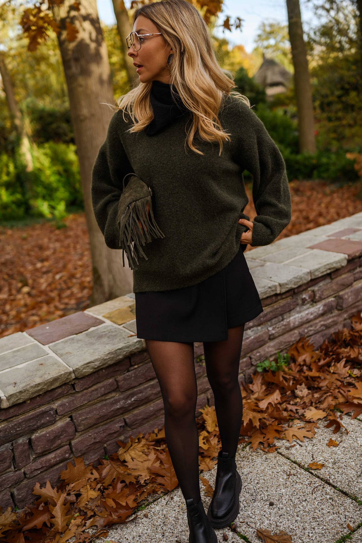 Pull Jutta - kaki