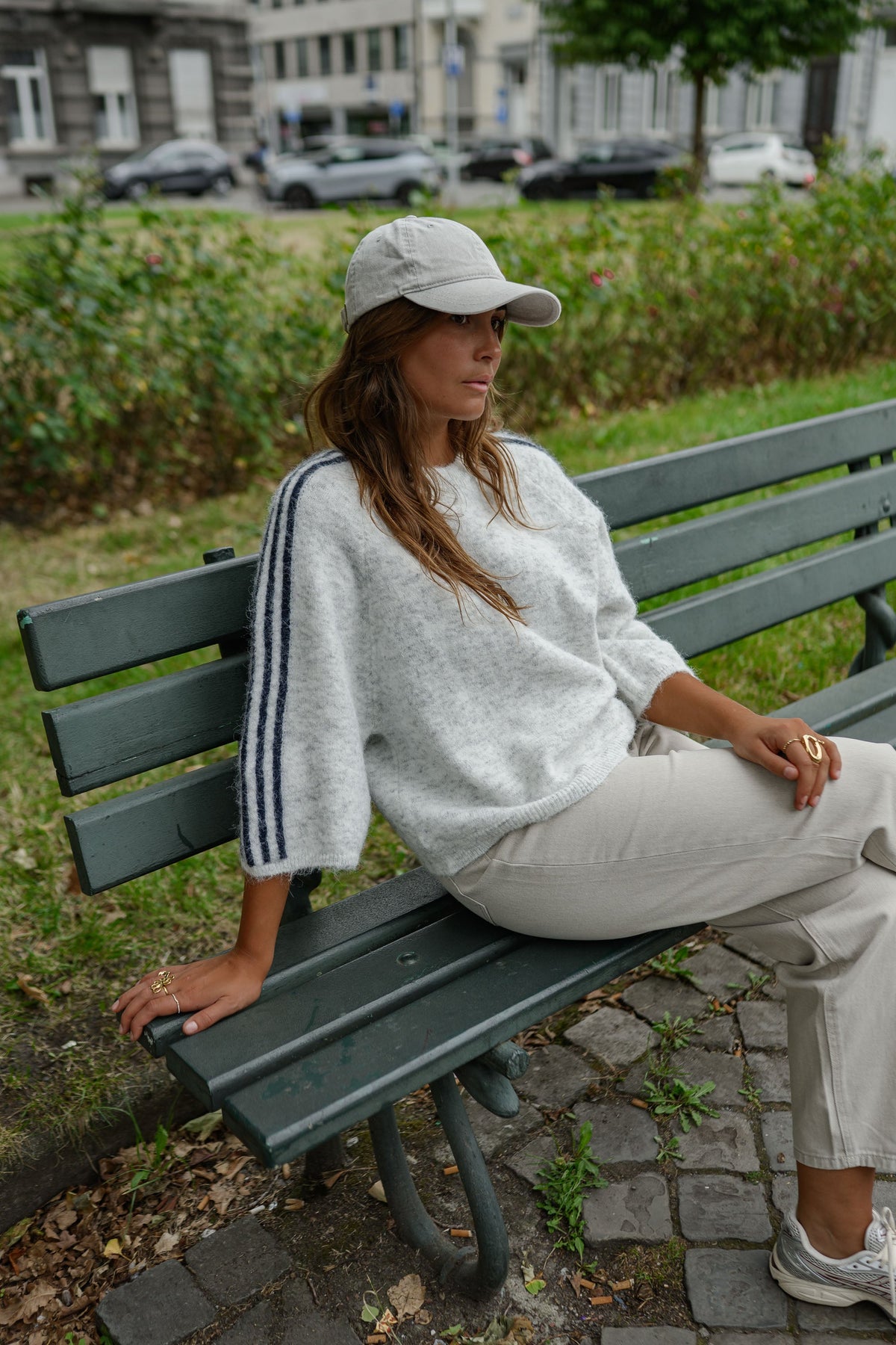 Pull Larry - gris