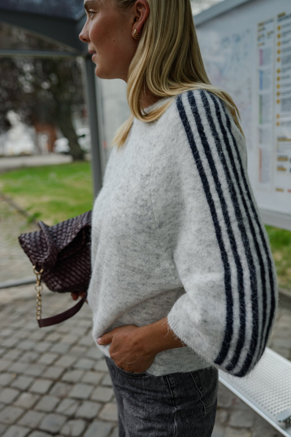 Pull Larry - gris
