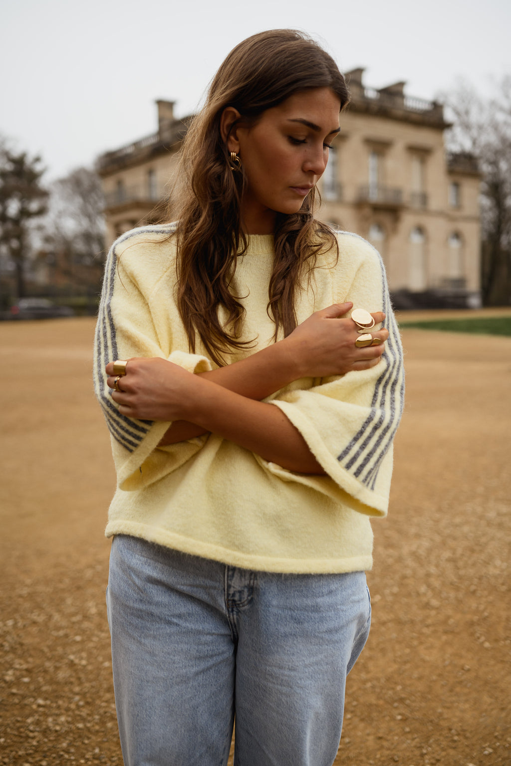 Pull Larry - jaune
