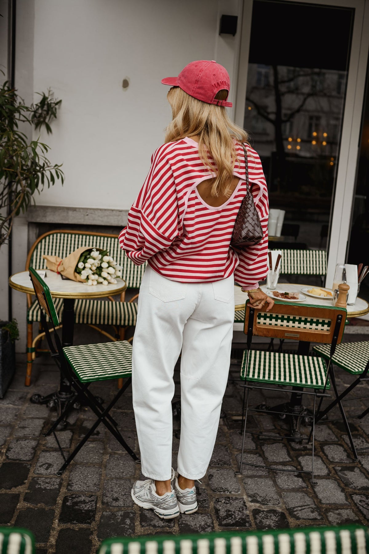 Pull Livia - rouge et rose