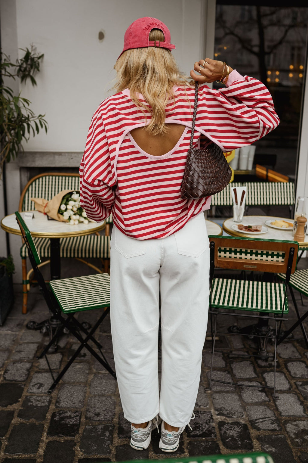 Pull Livia - rouge et rose