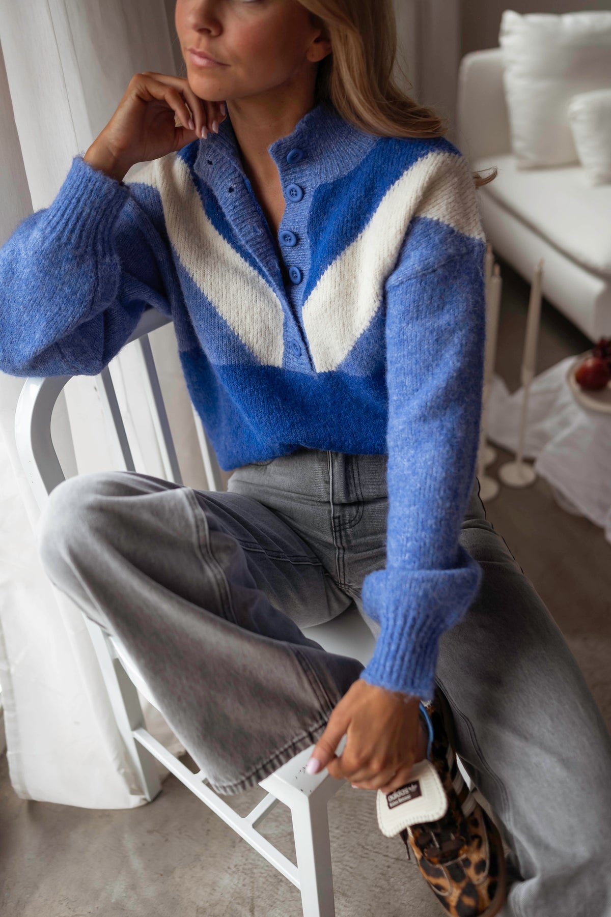 Pull Lovie - bleu