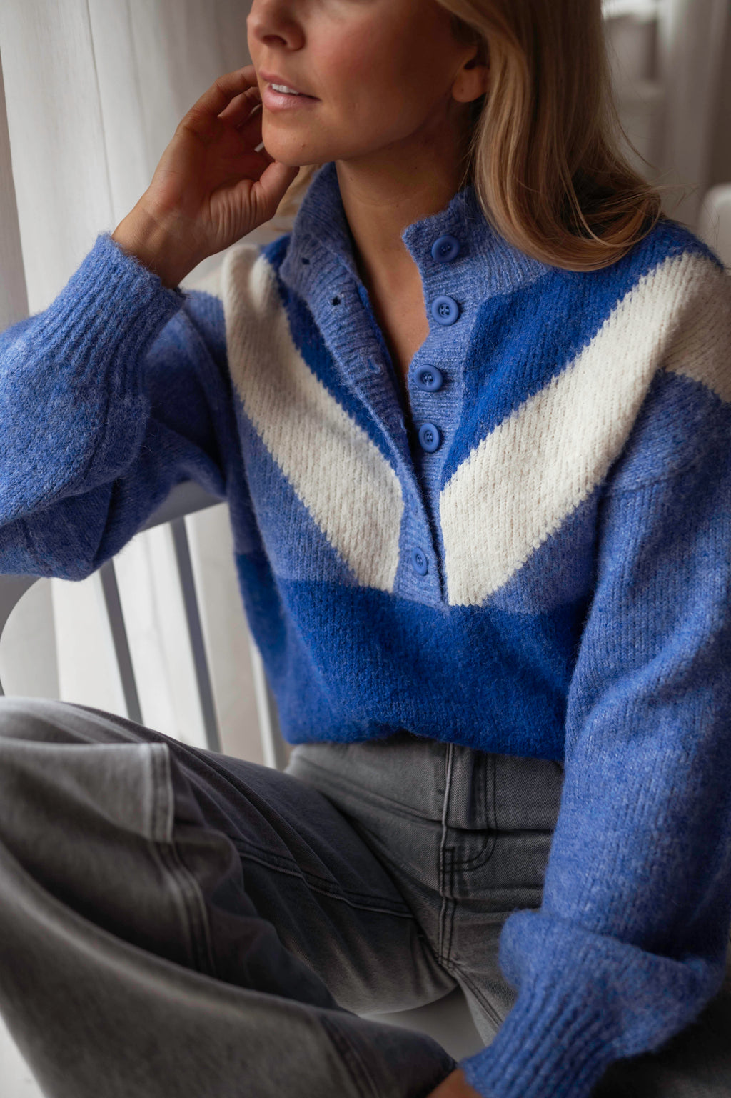 Pull Lovie - bleu