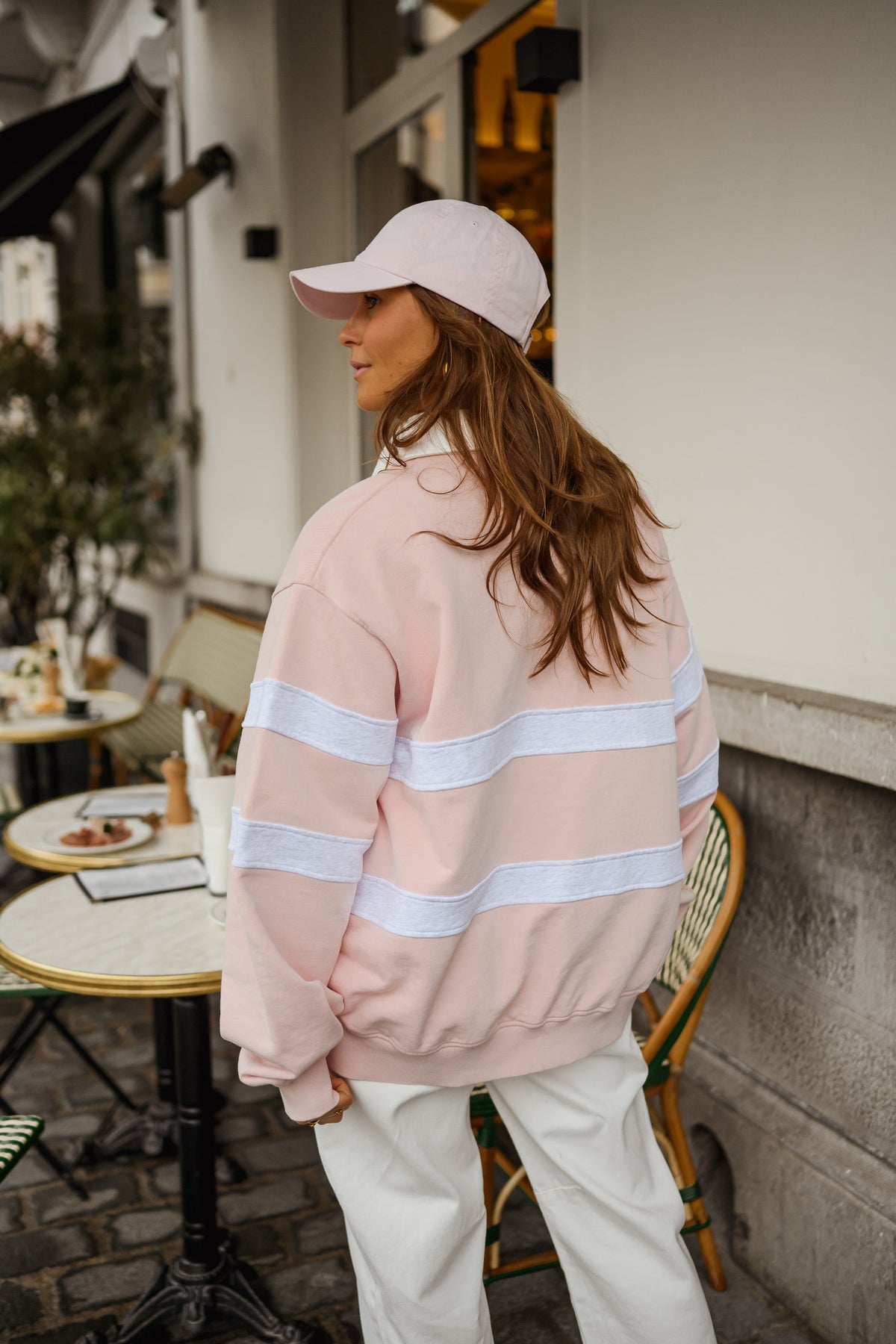 Pull Luna - rose et gris