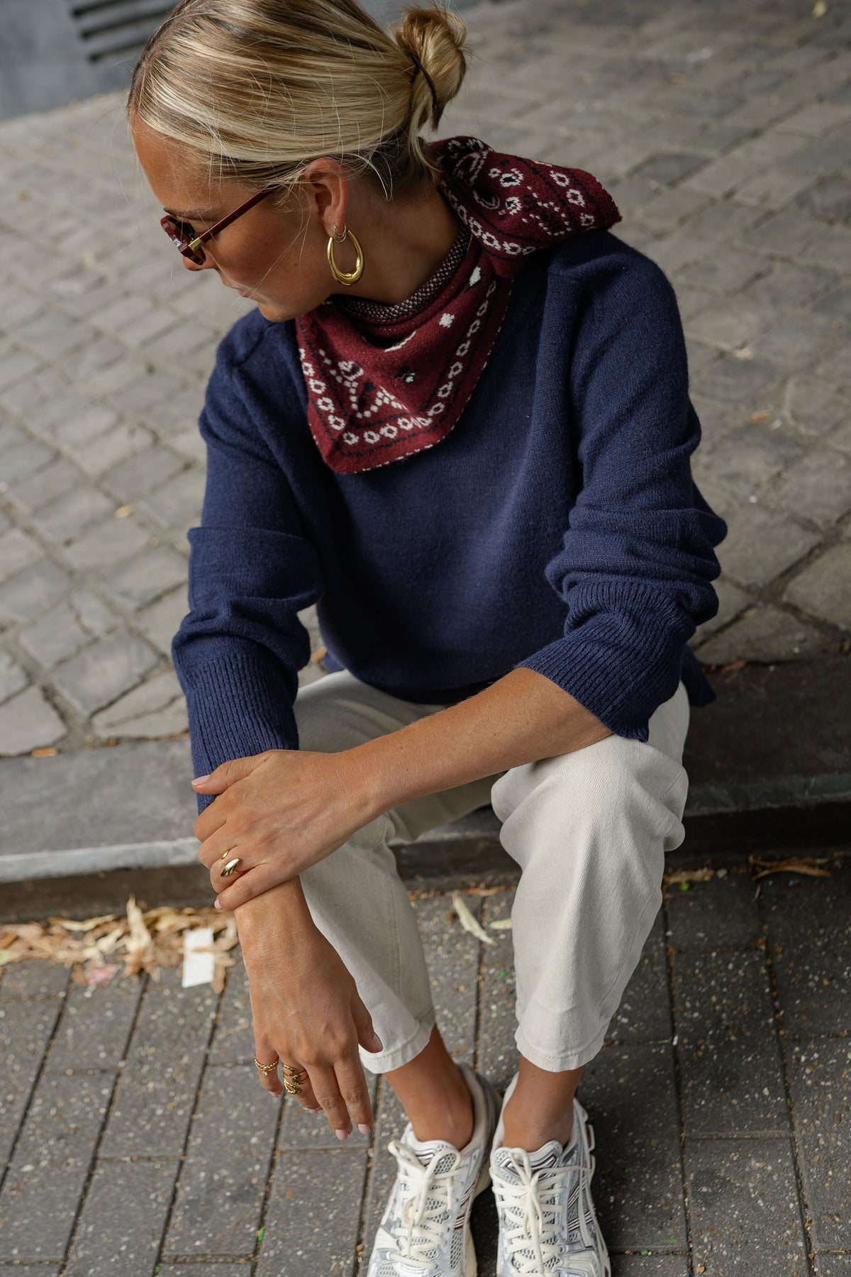 Pull Marlene - bleu