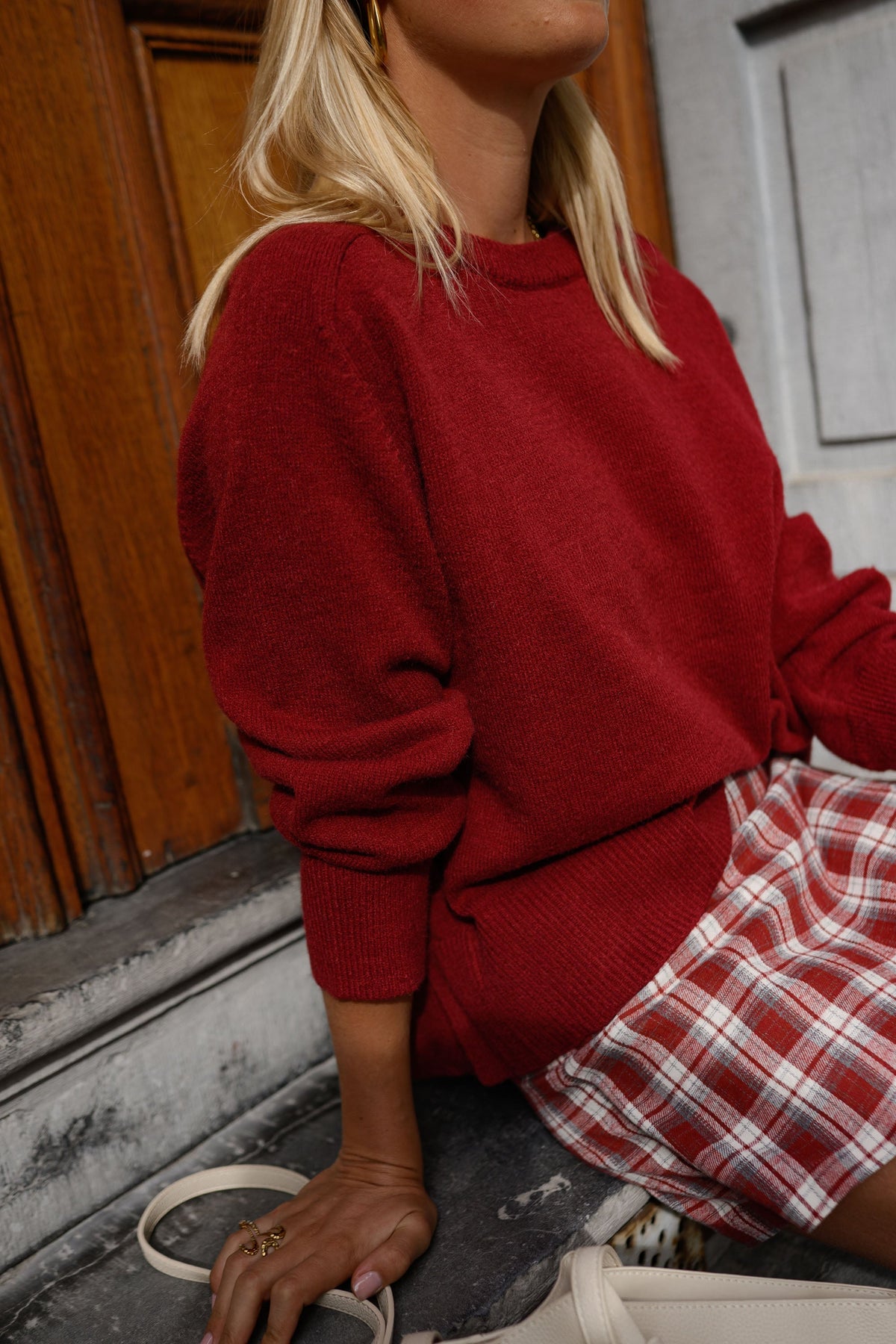 Pull Marlene - bordeaux