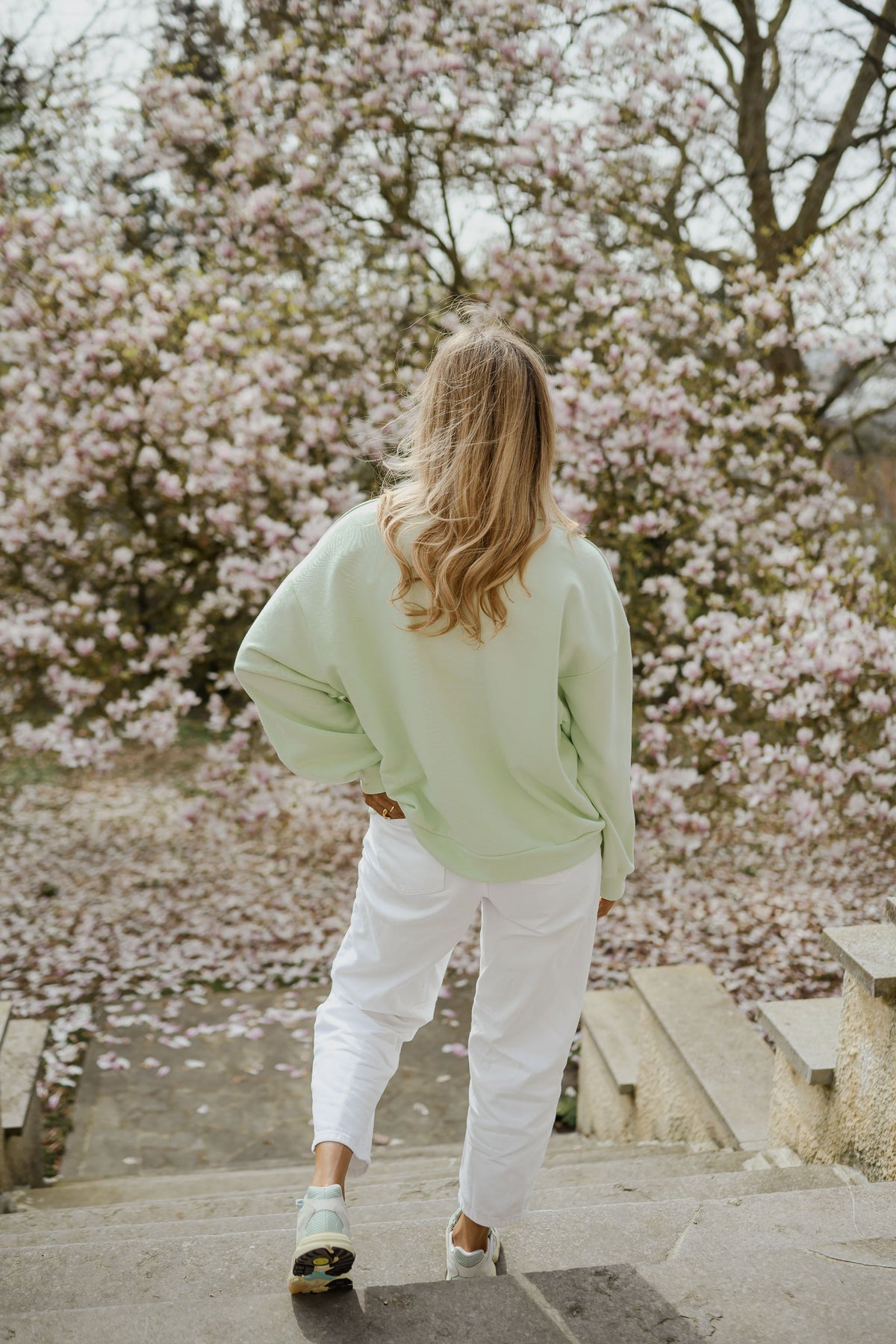 Pull Mint - vert