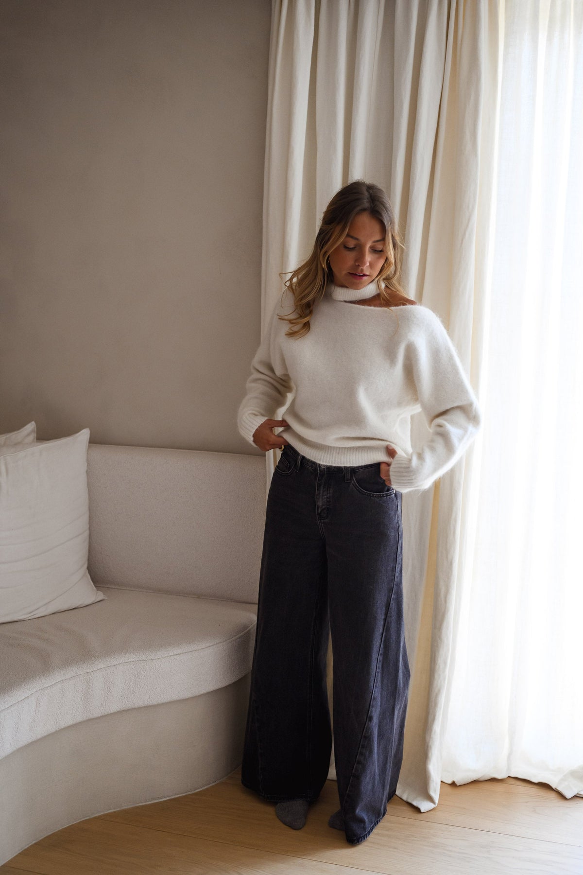 Pull Nuala - blanc