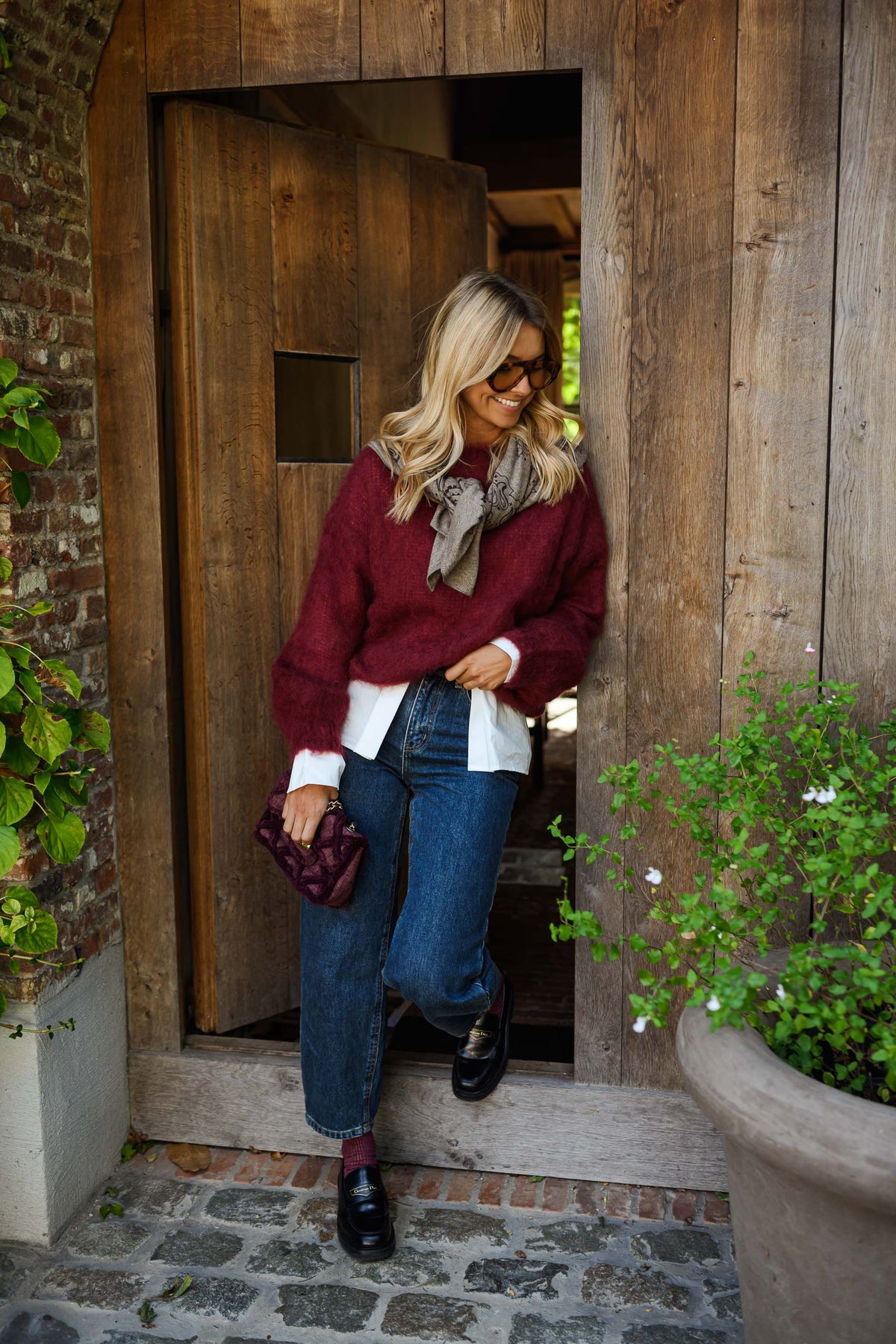 Pull Pieter - bordeaux