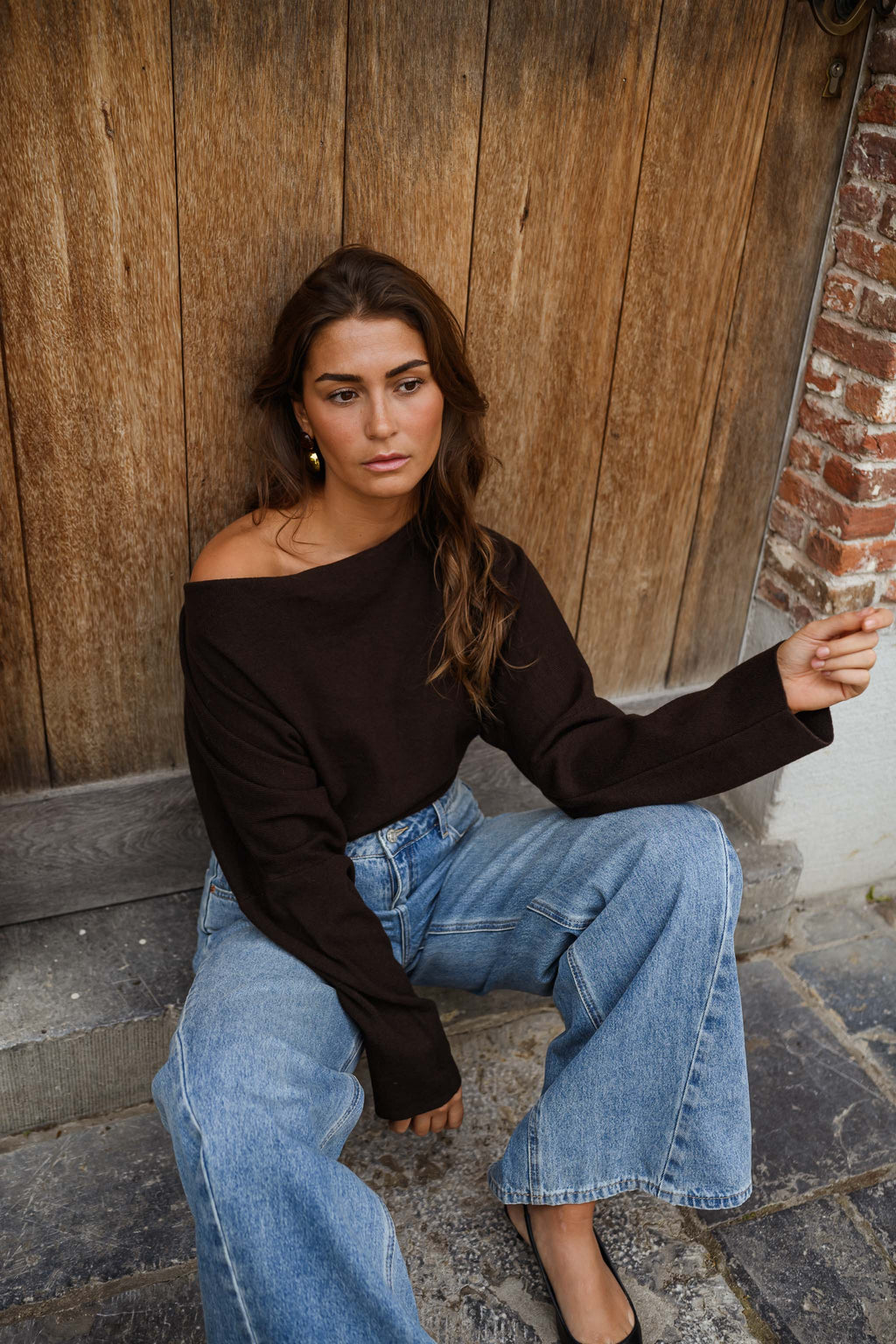 Pull Richard - chocolat