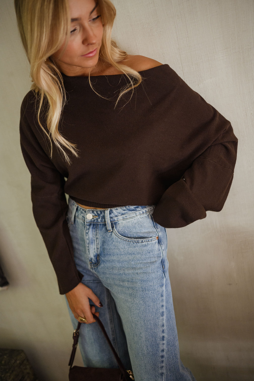 Pull Richard - chocolat