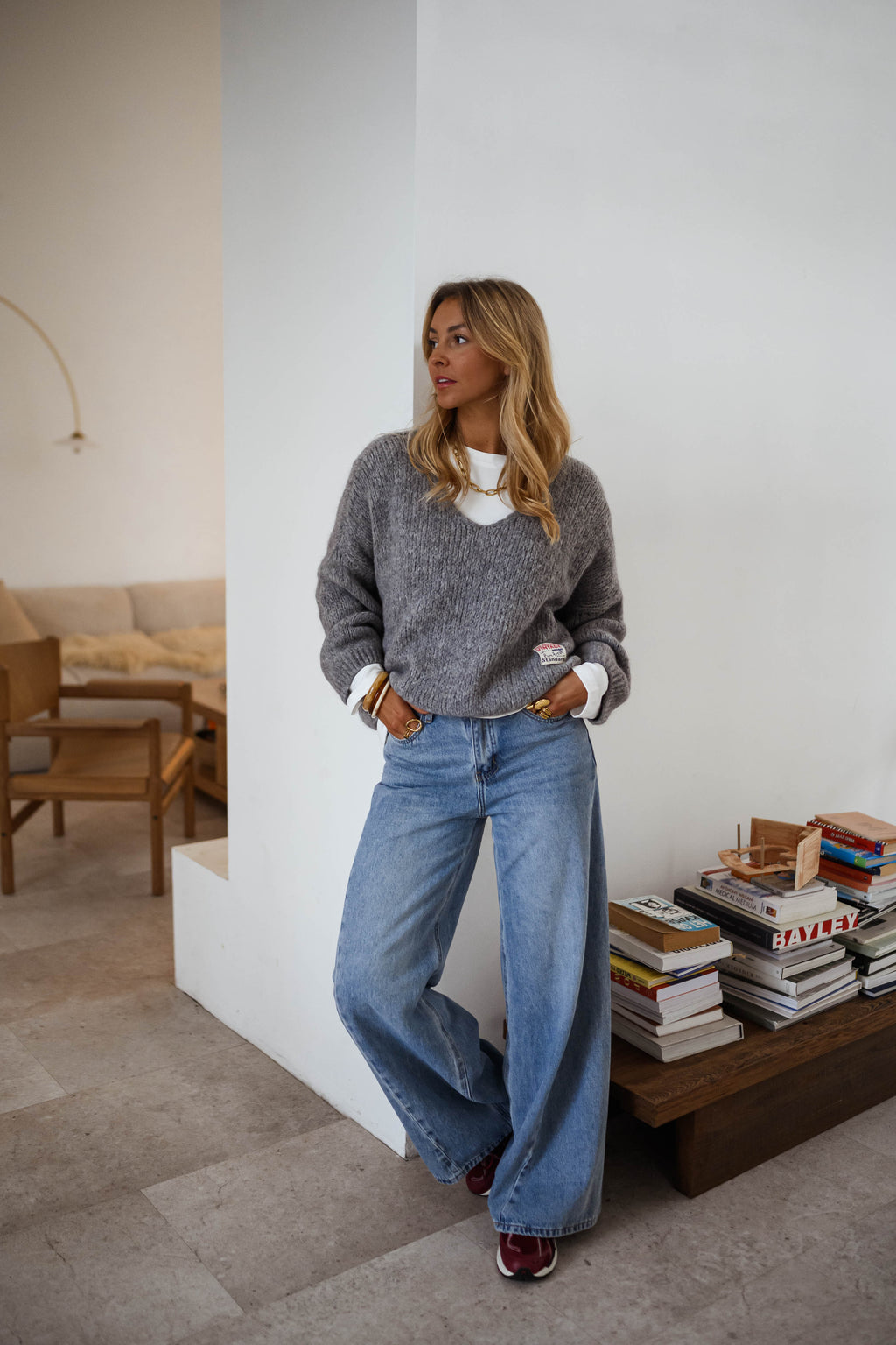 Pull Sassi - gris