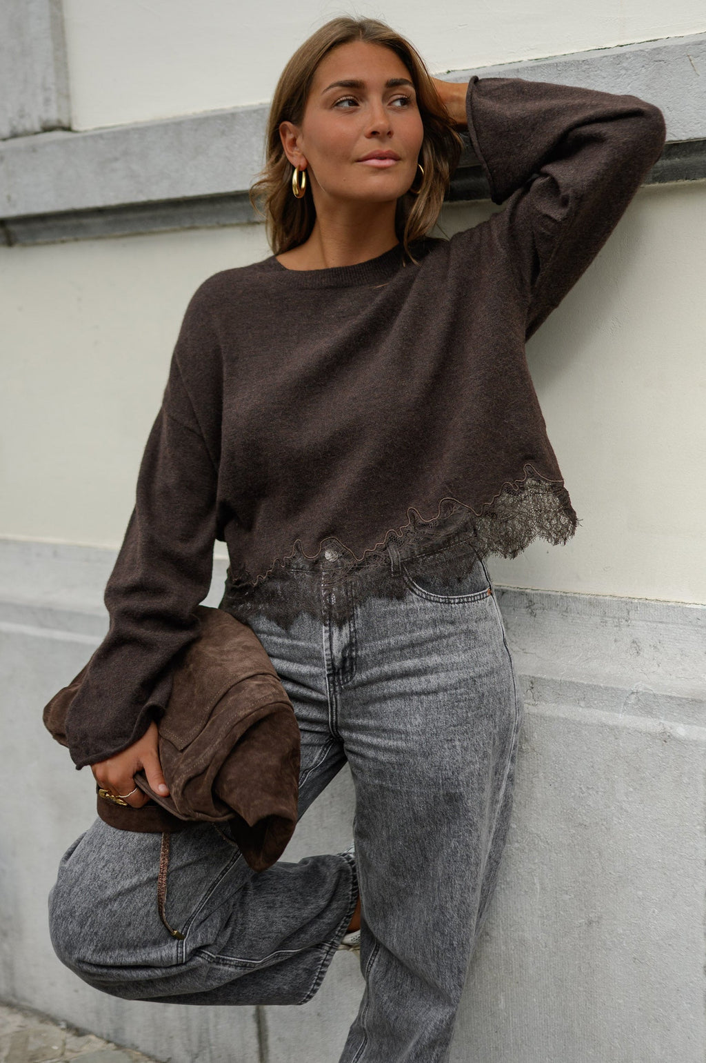 Pull Solene - chocolat