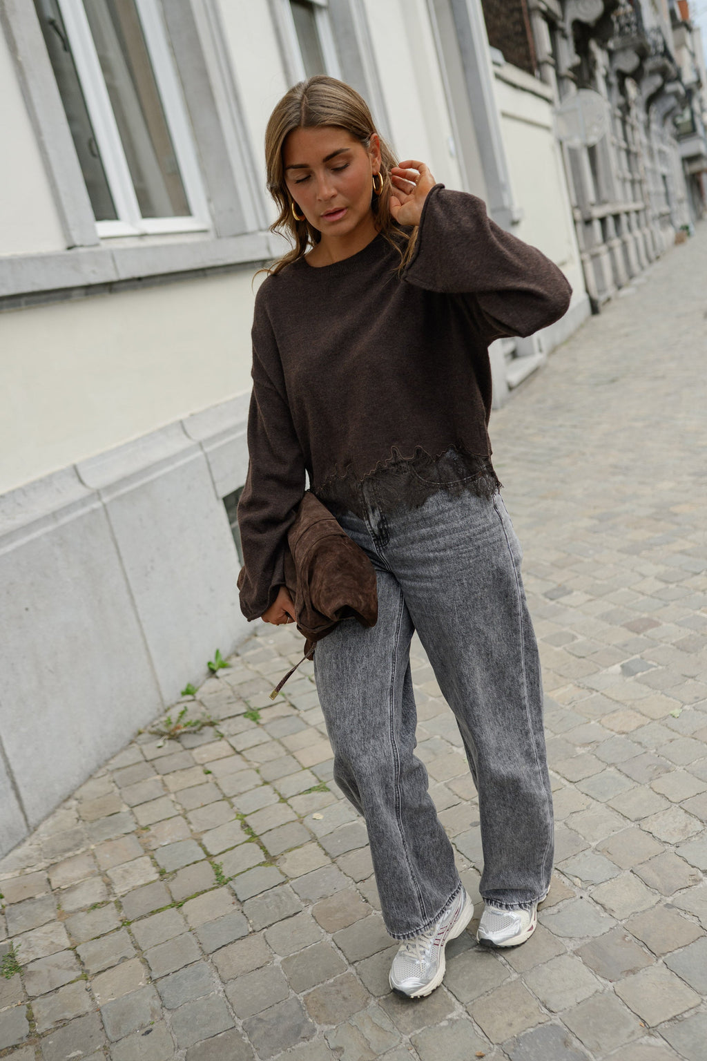 Pull Solene - chocolat