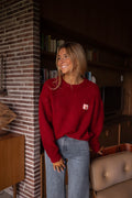 Pull Teri by EC - bordeaux