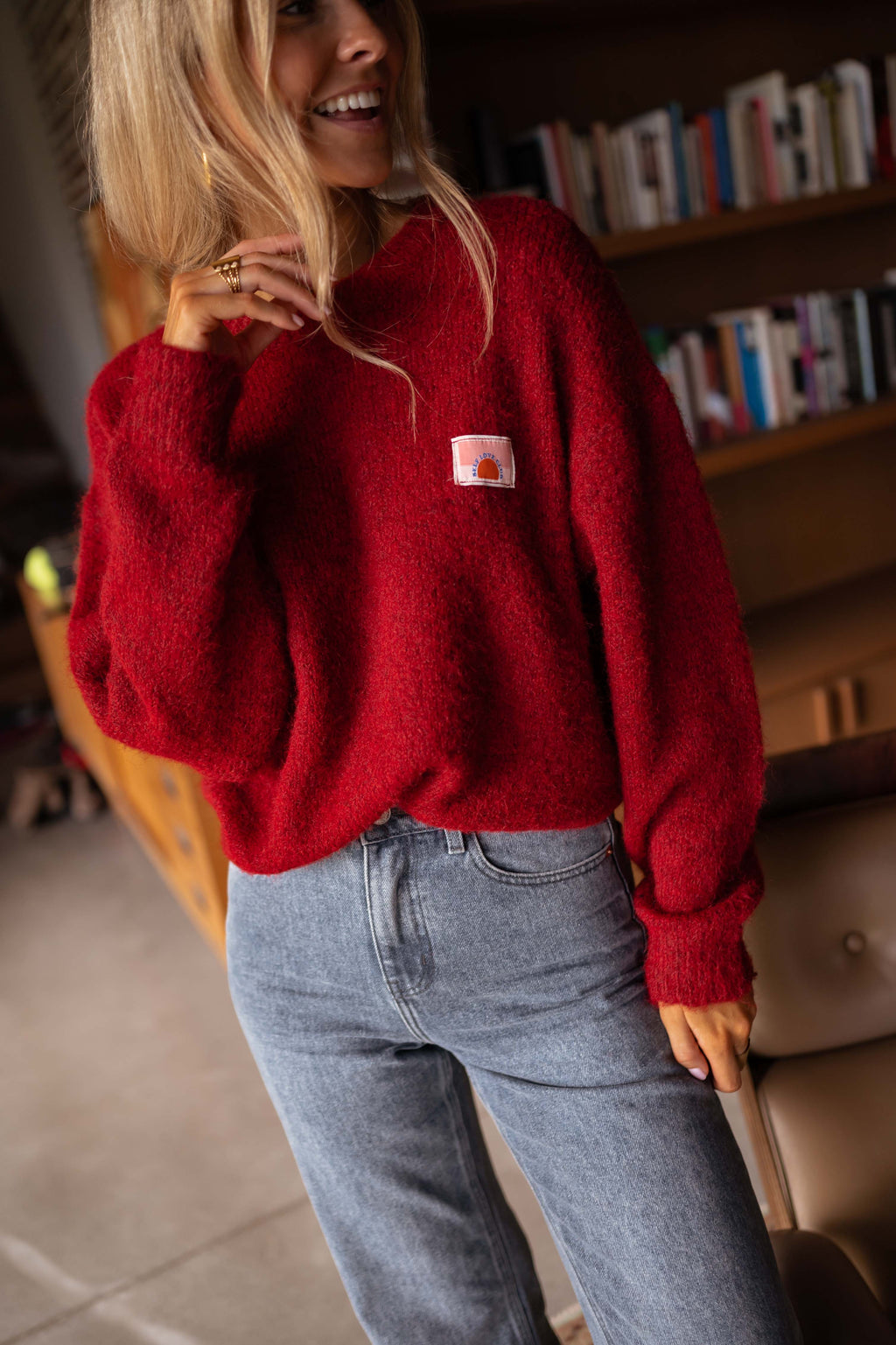 Pull Teri by EC - bordeaux