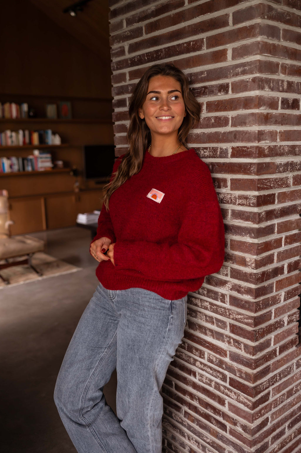 Pull Teri by EC - bordeaux