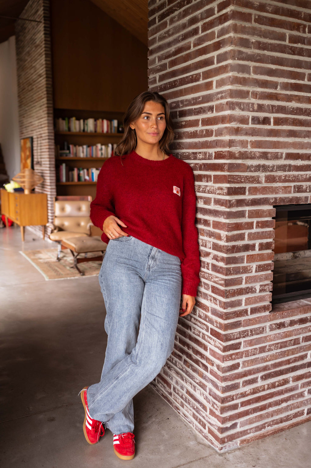 Pull Teri by EC - bordeaux