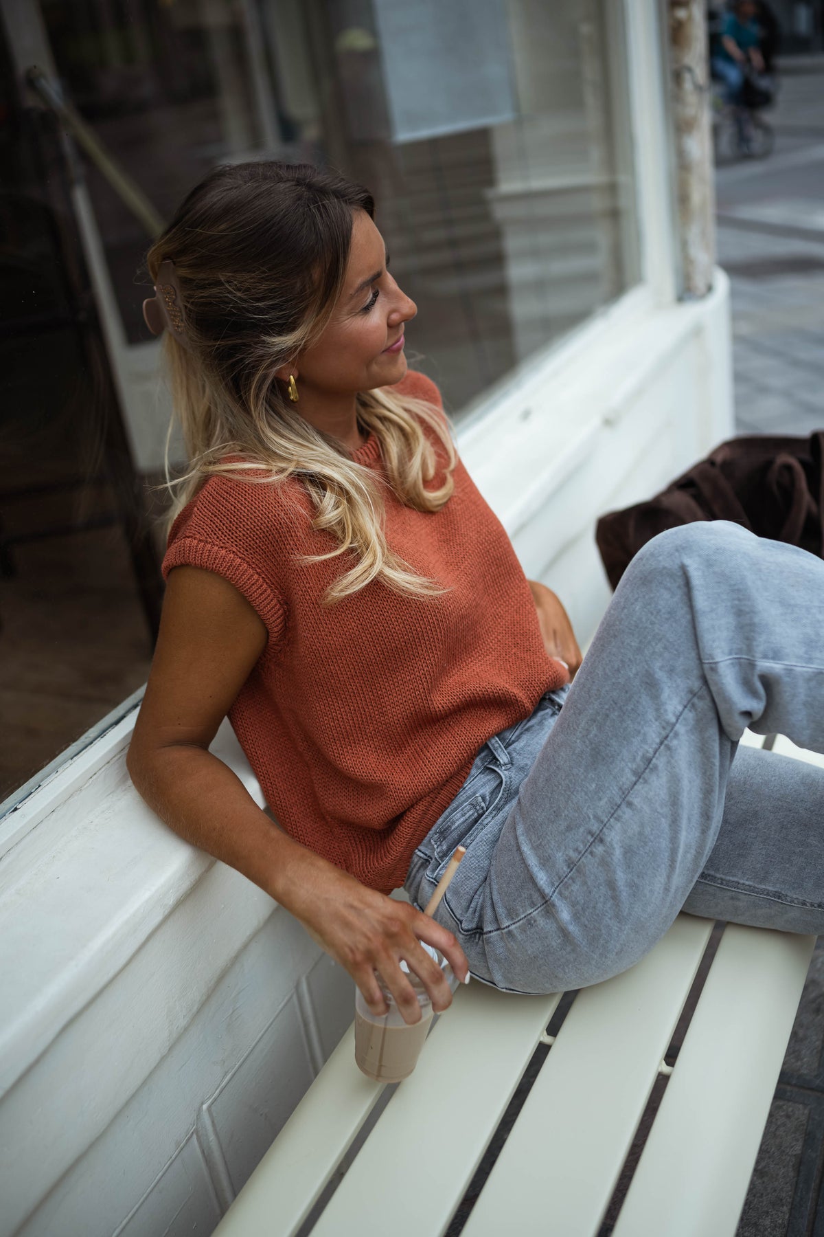 Pull Kathia - terracotta