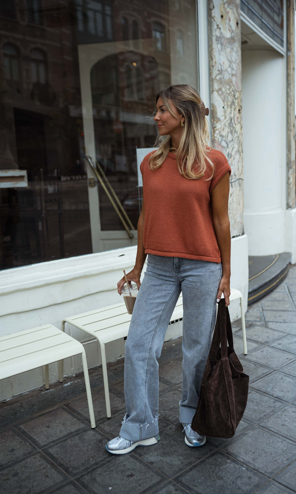 Pull Kathia - terracotta