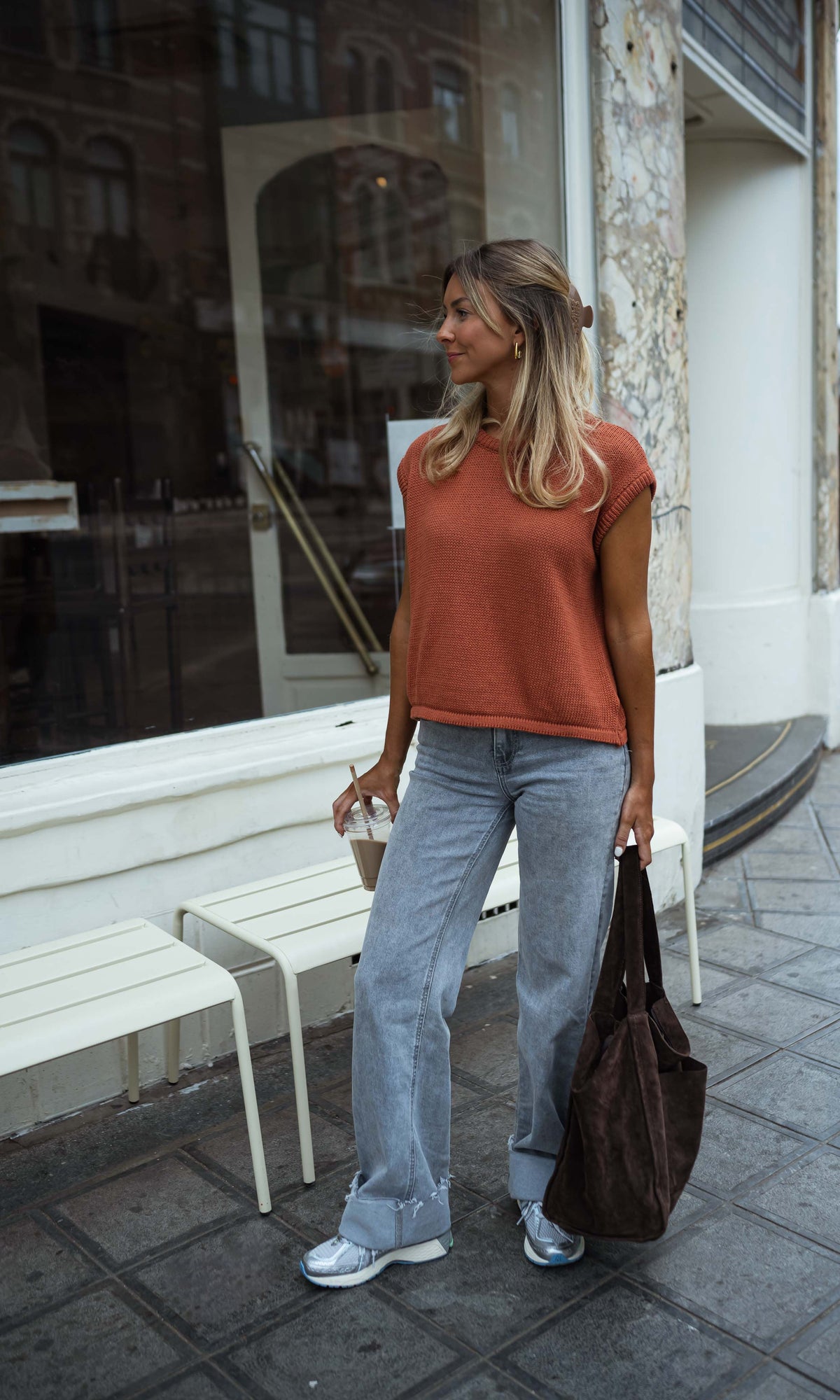 Pull Kathia - terracotta