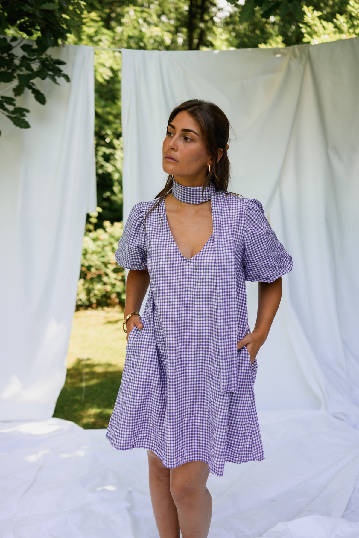 Robe Alida - mauve