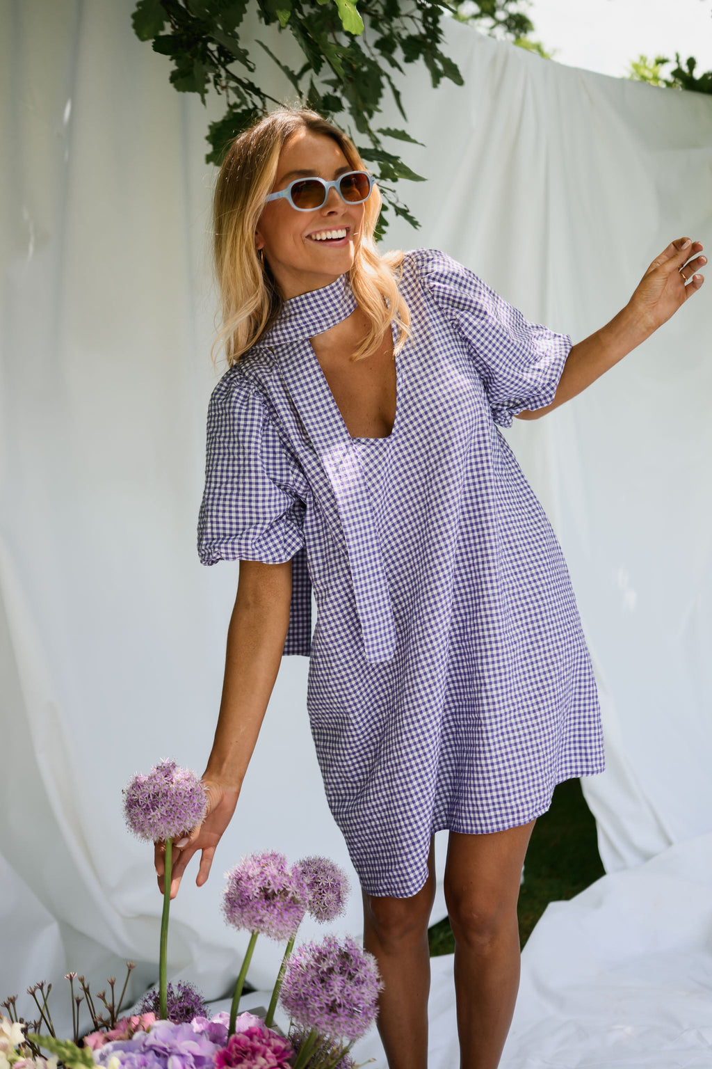 Robe Alida - mauve