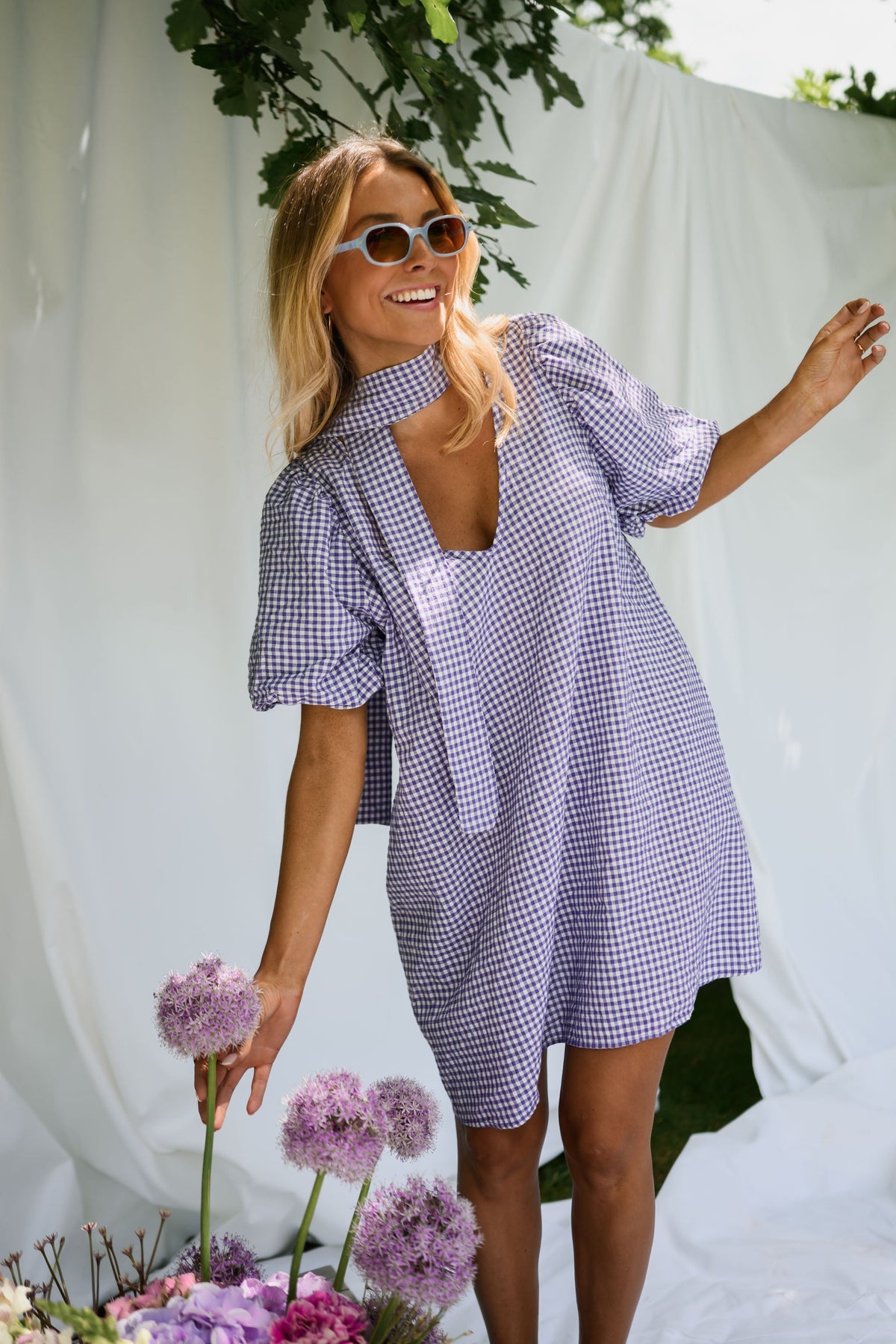 Robe Alida - mauve