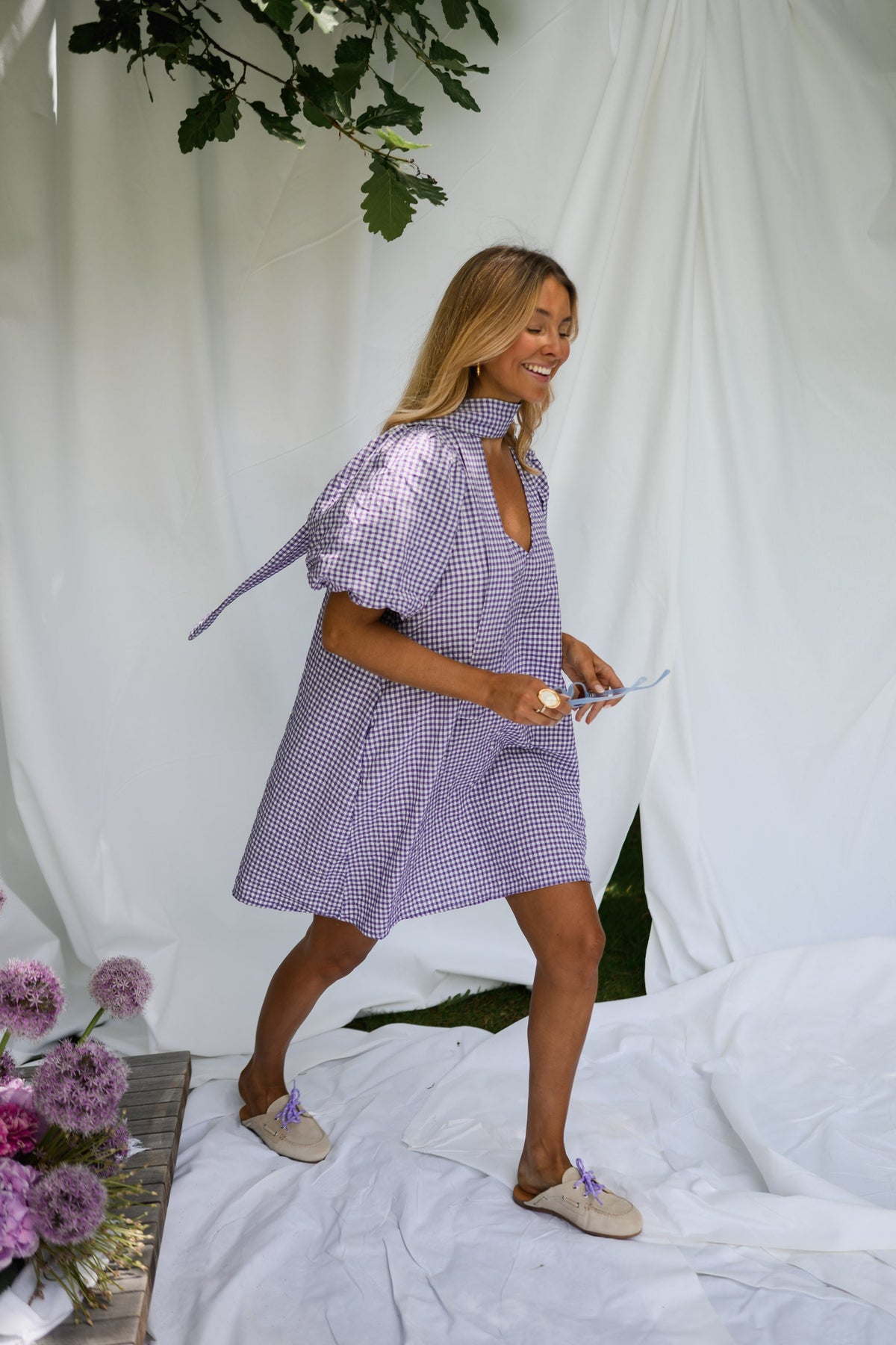 Robe Alida - mauve