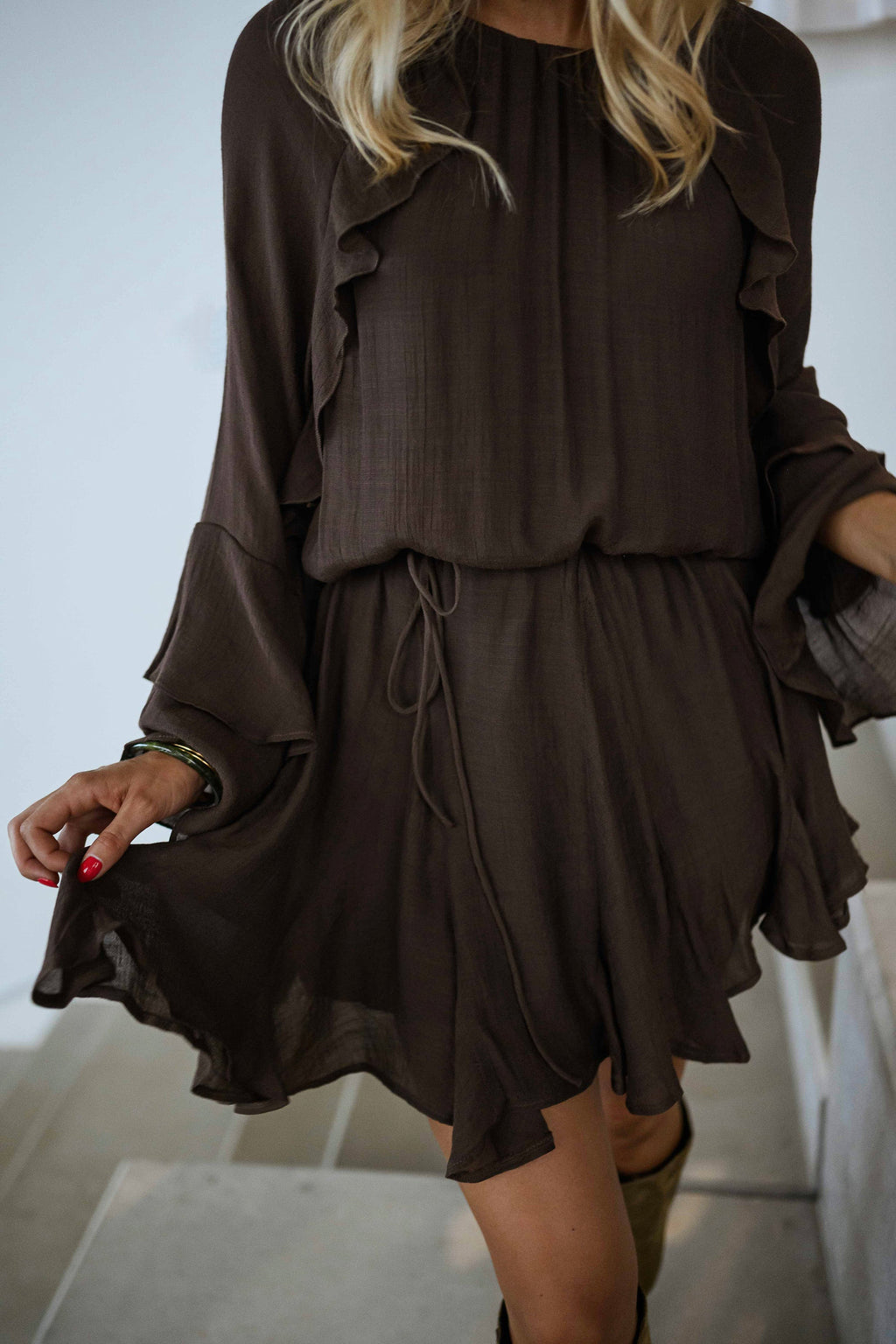 Robe Audrina - chocolat
