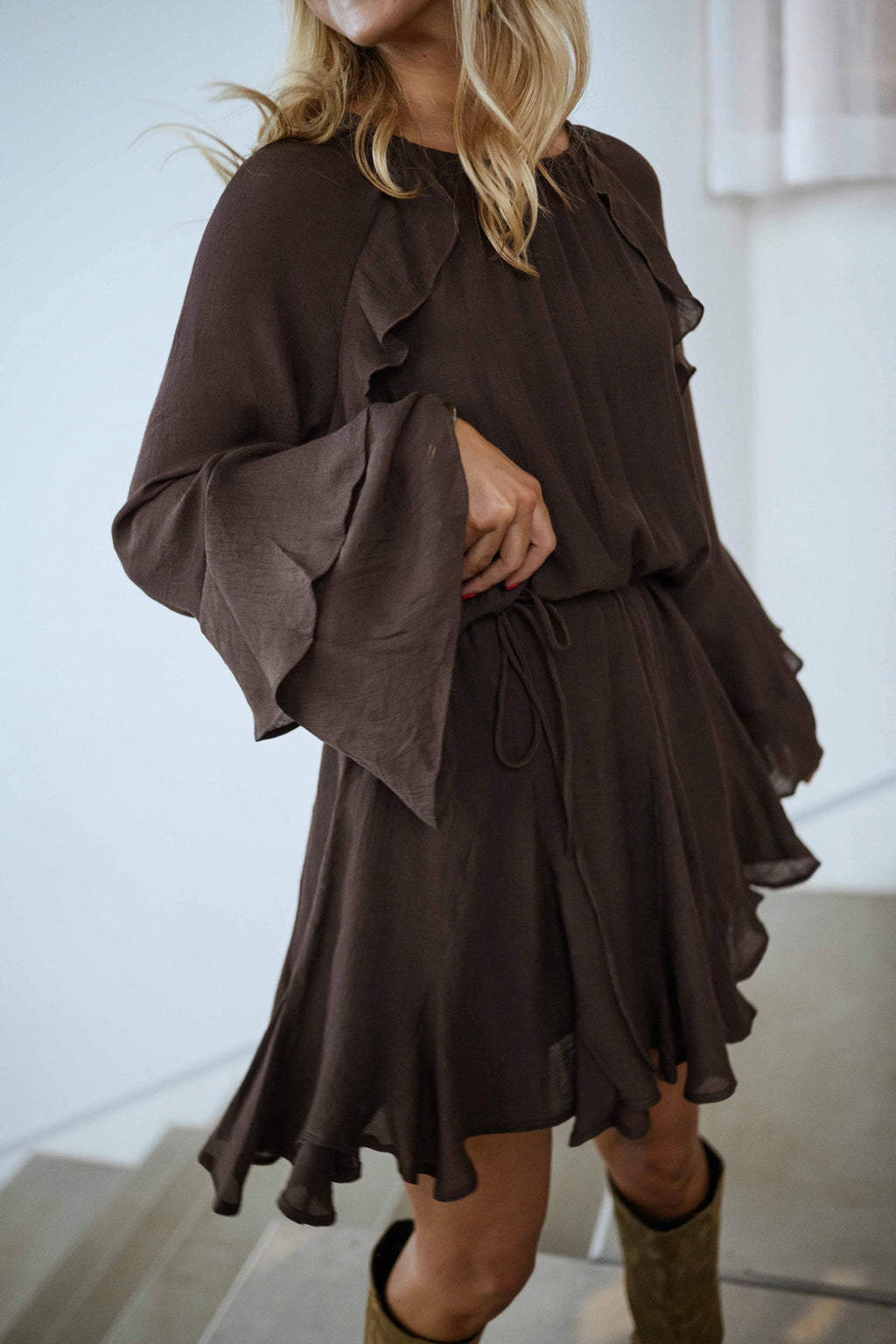 Robe Audrina - chocolat