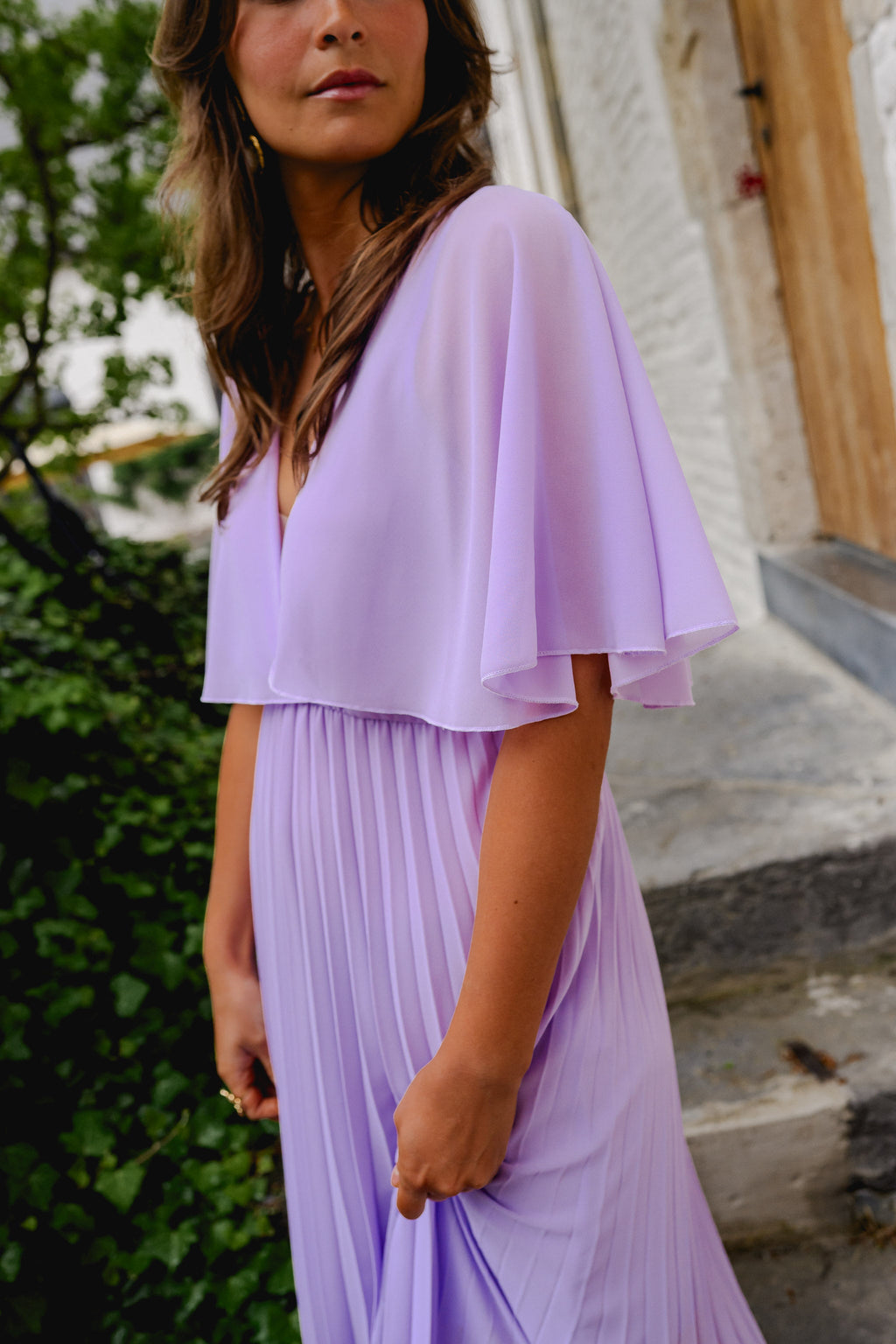 Robe Charline - mauve