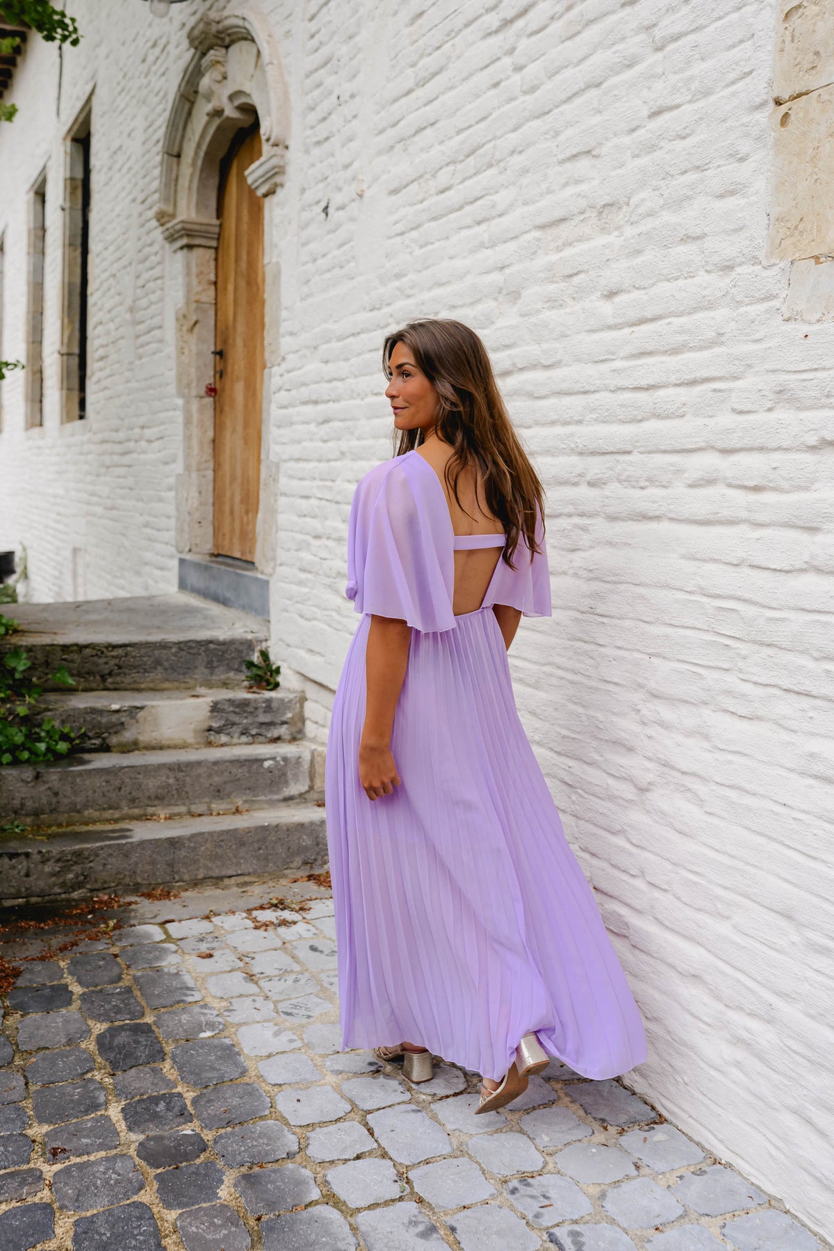 Robe Charline - mauve