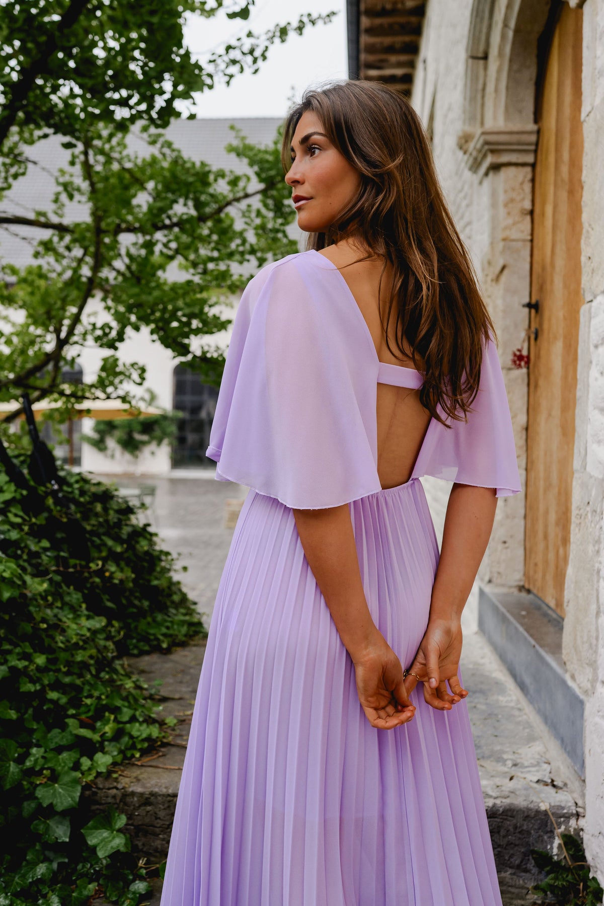 Robe Charline - mauve