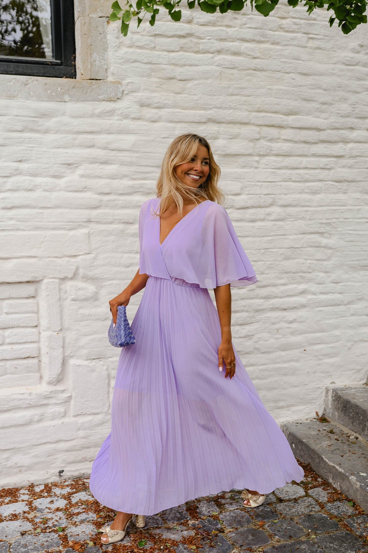 Robe Charline - mauve