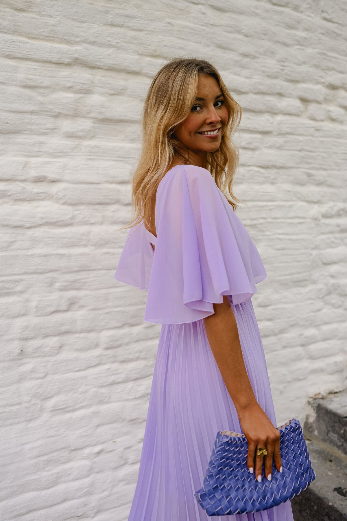 Robe Charline - mauve