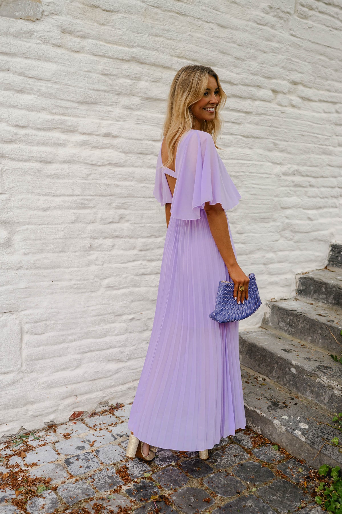 Robe Charline - mauve