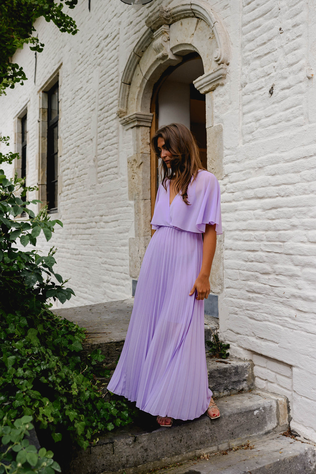Robe Charline - mauve