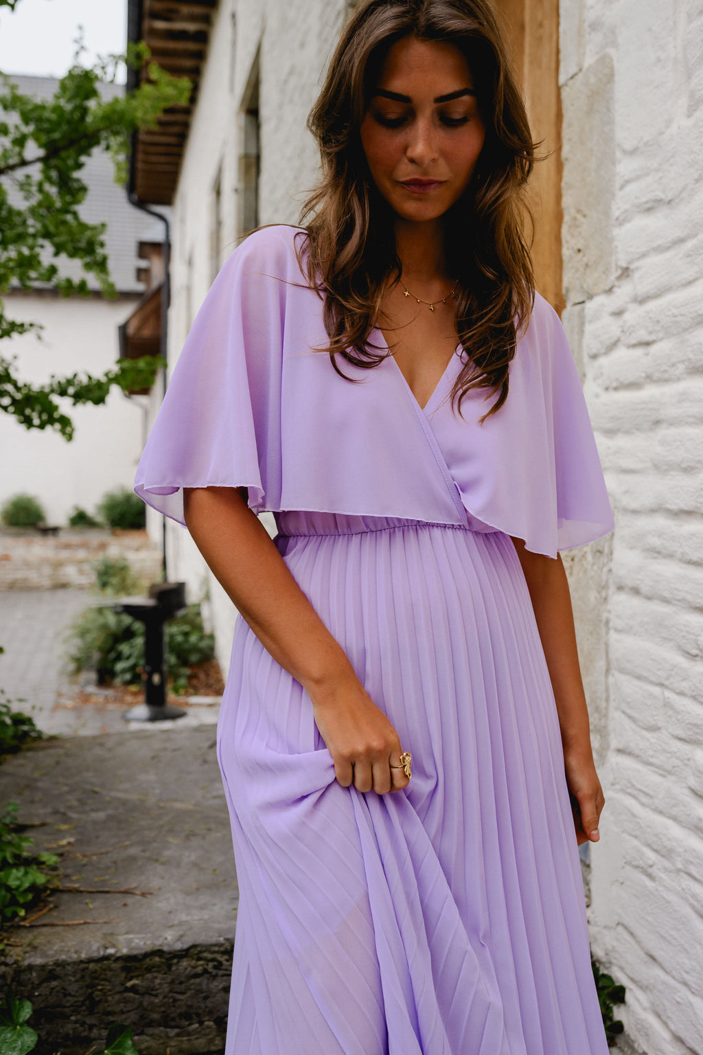 Robe Charline - mauve