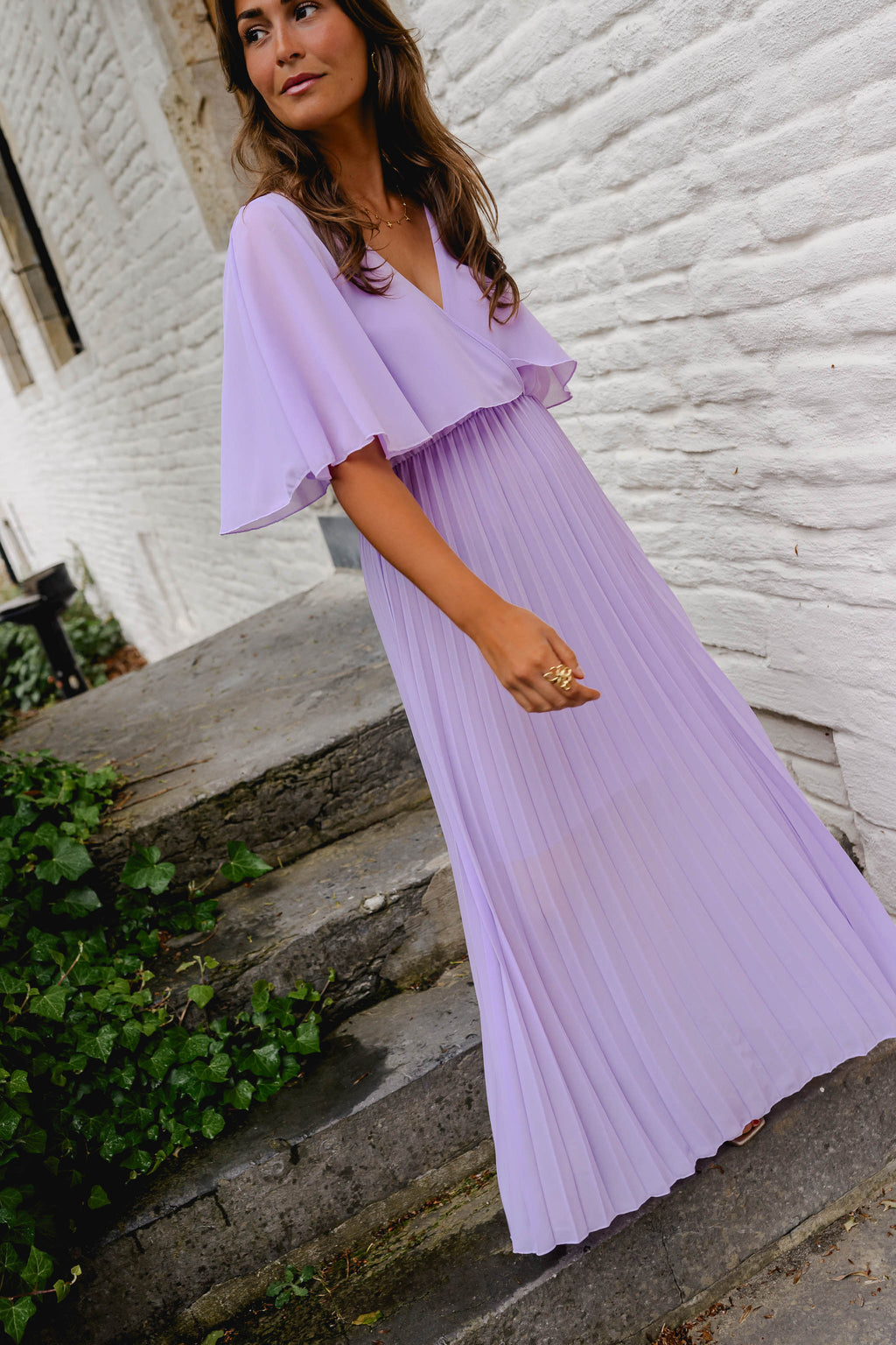Robe Charline - mauve
