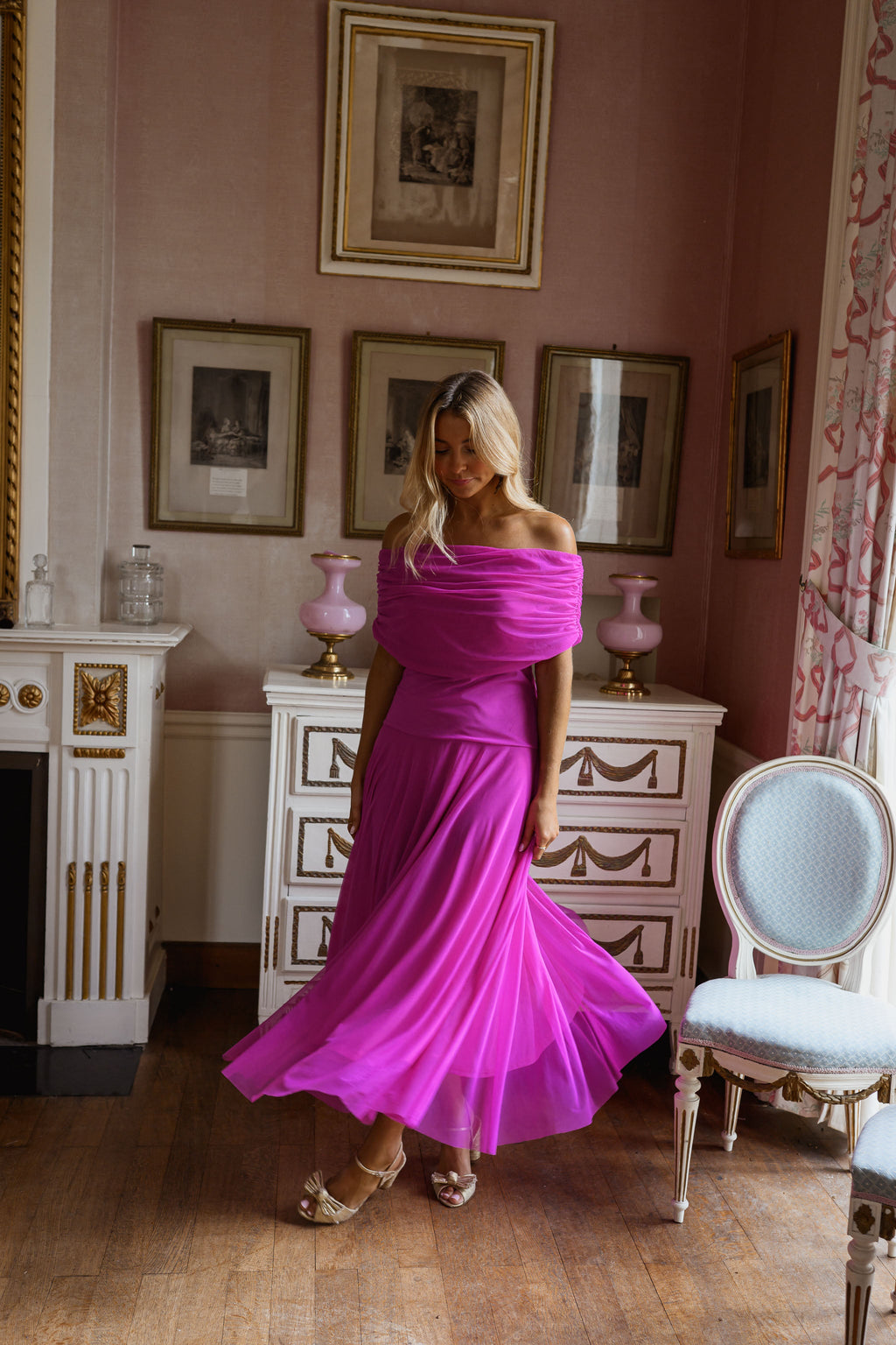 Robe Christy - mauve
