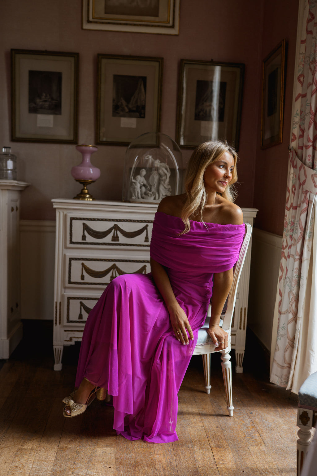 Robe Christy - mauve