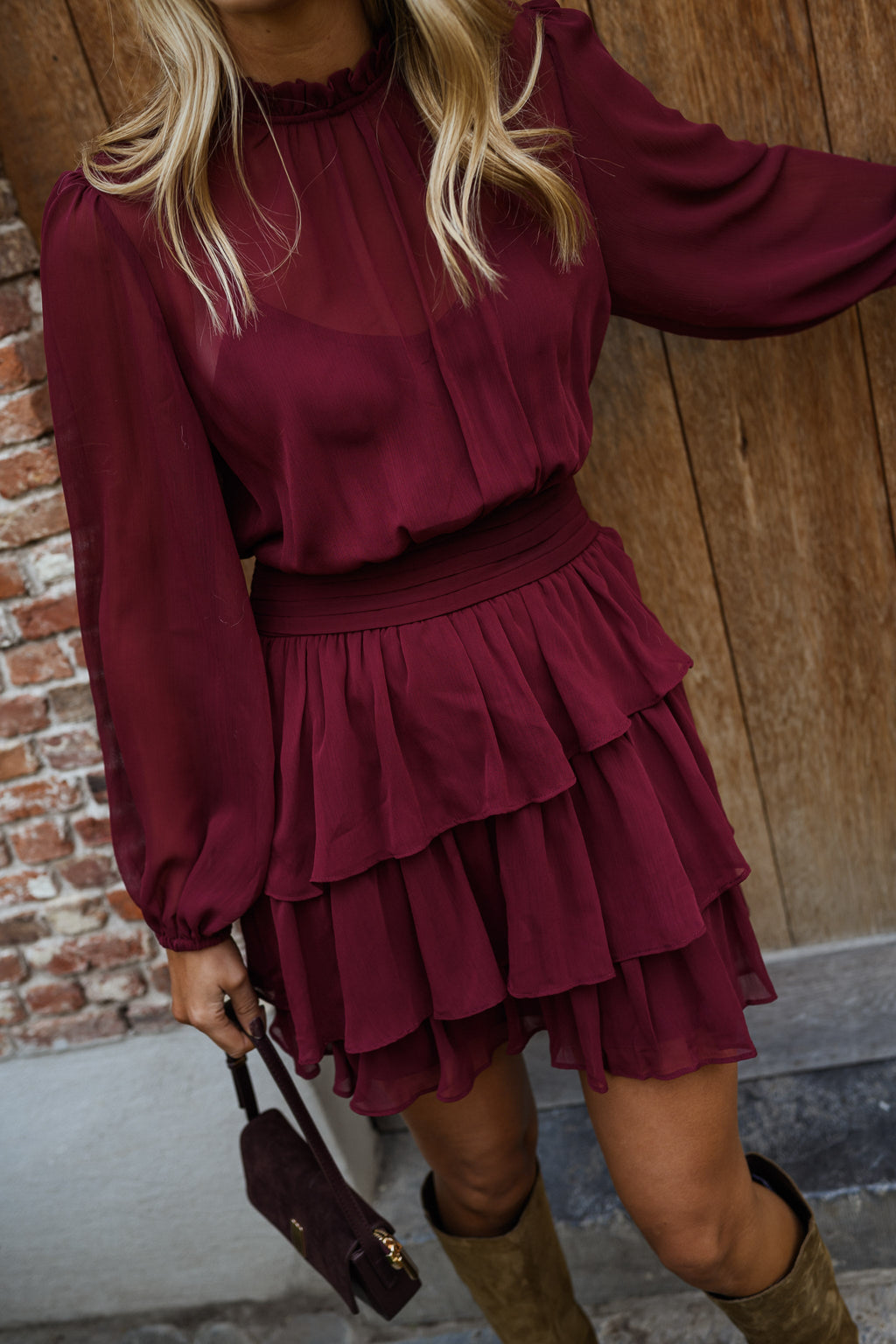 Robe Indra - bordeaux