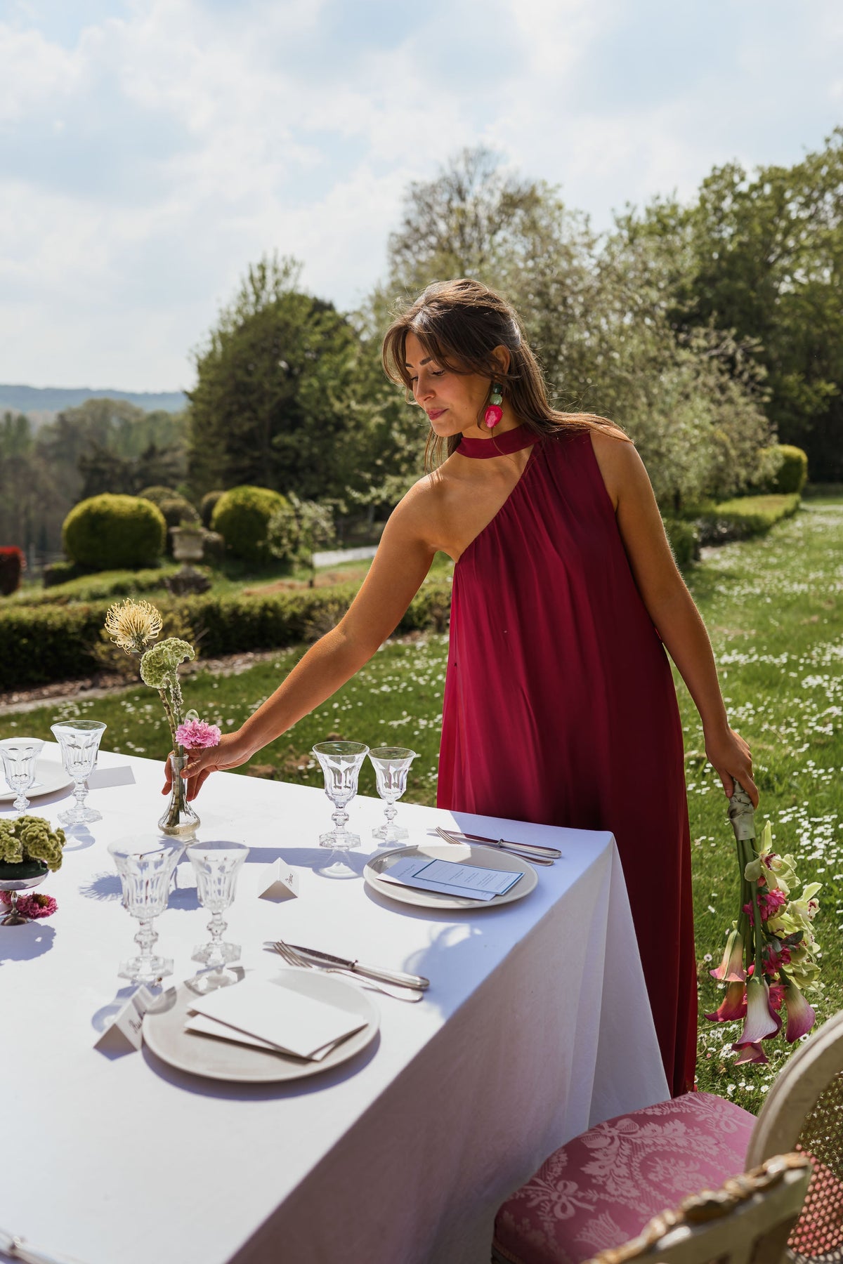 Robe Isia - framboise