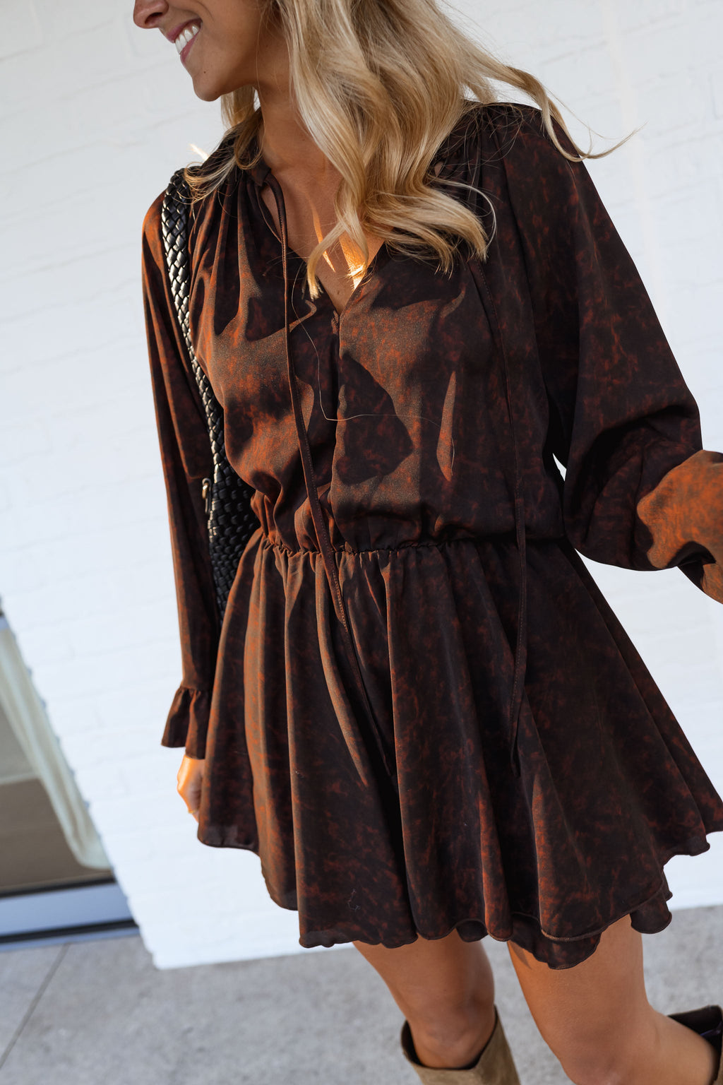 Robe Laureline - brune et noire