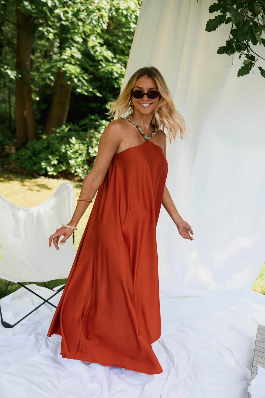 Robe Maura - terracotta